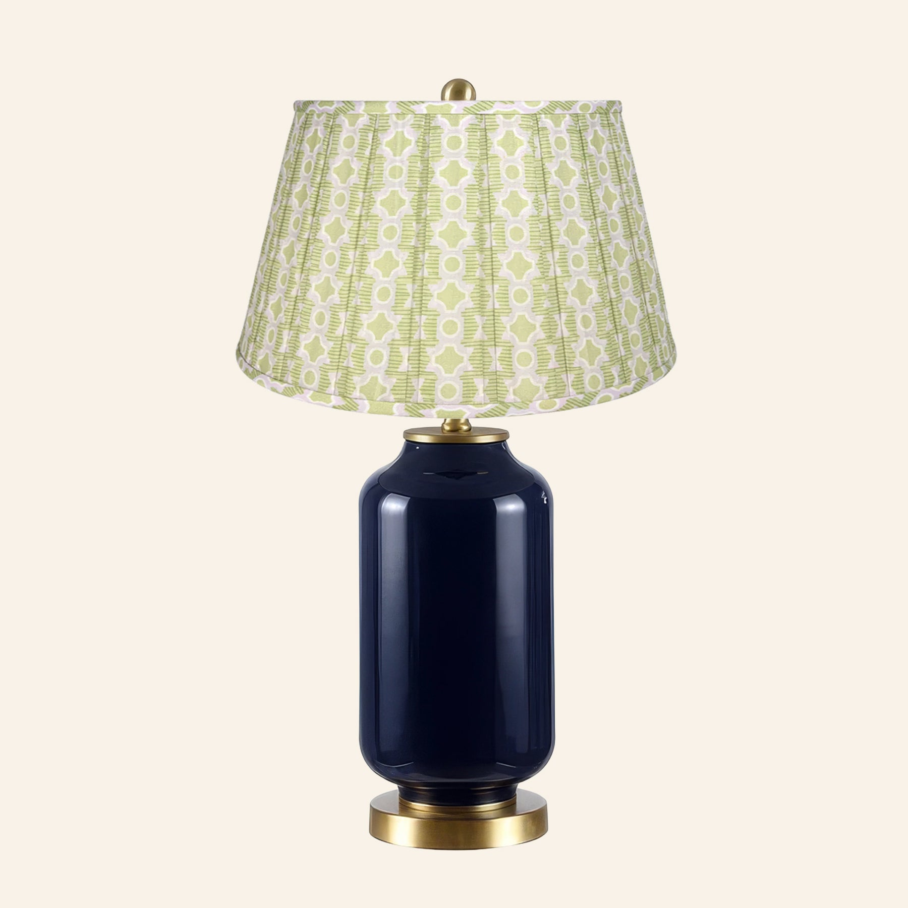 26” Penelope Navy Blue Table Lamp by Kevin Francis Design | Luxury Area Rugs & Home Decor