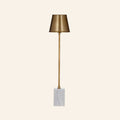 32 inch Philippa gold and marble buffet lamp