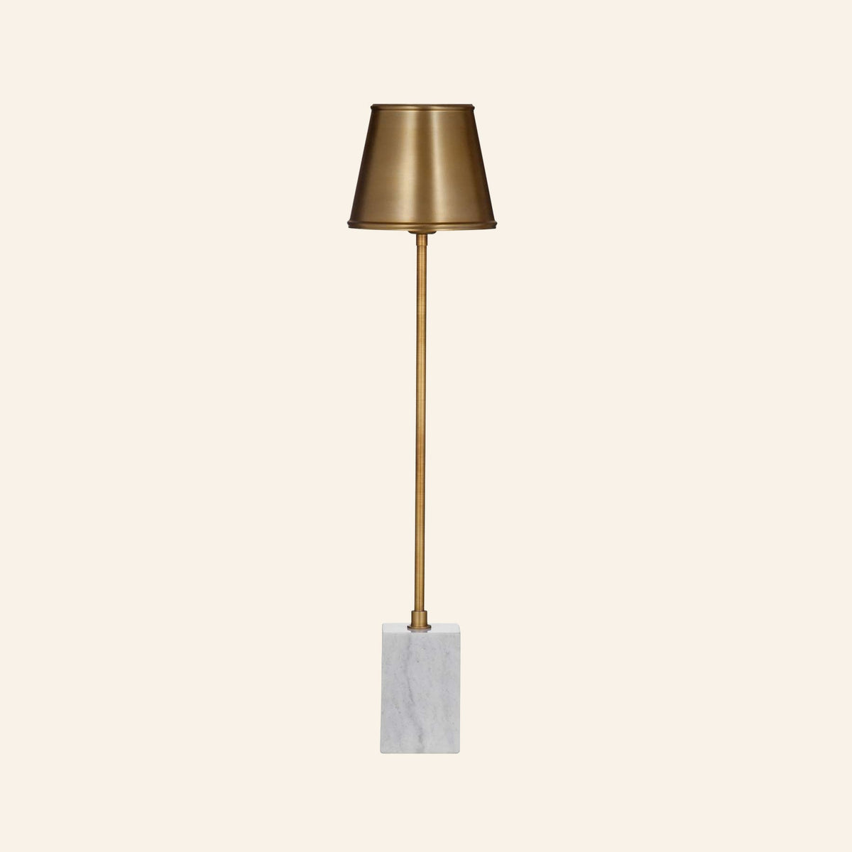 32 inch Philippa gold and marble buffet lamp