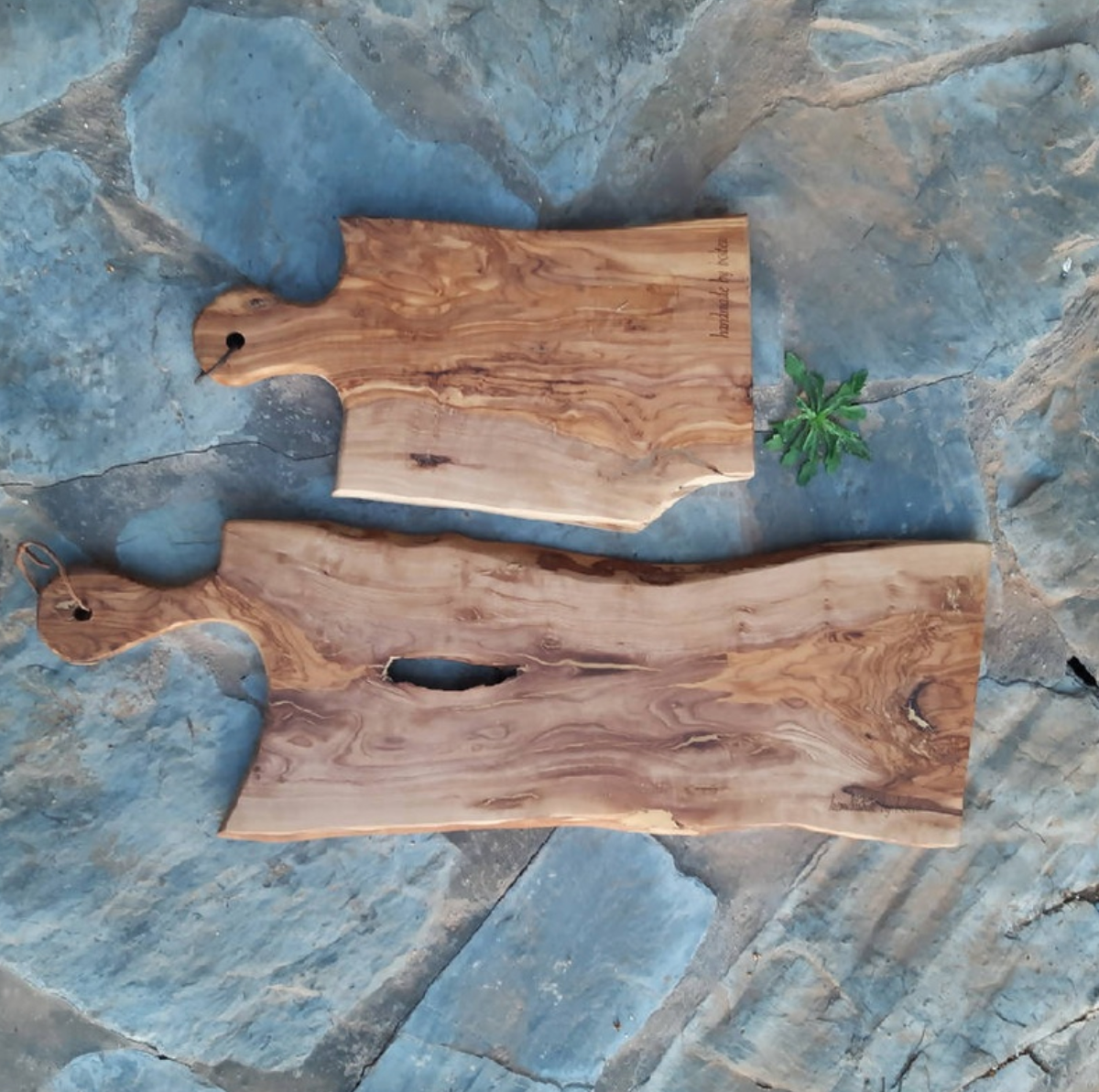 Raw Edge Organic Olive Wood Cutting Board