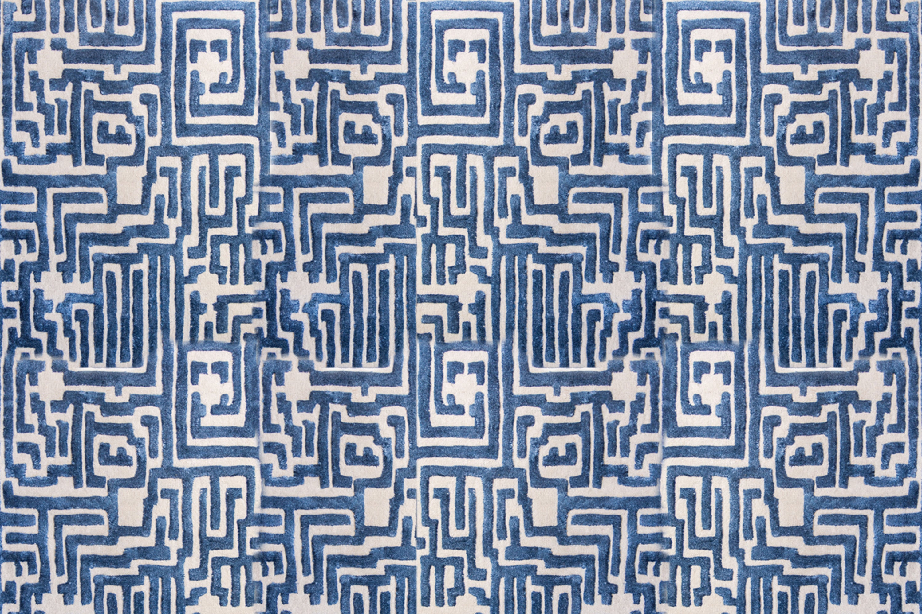 Theseus Hand-Tufted Maze Rug