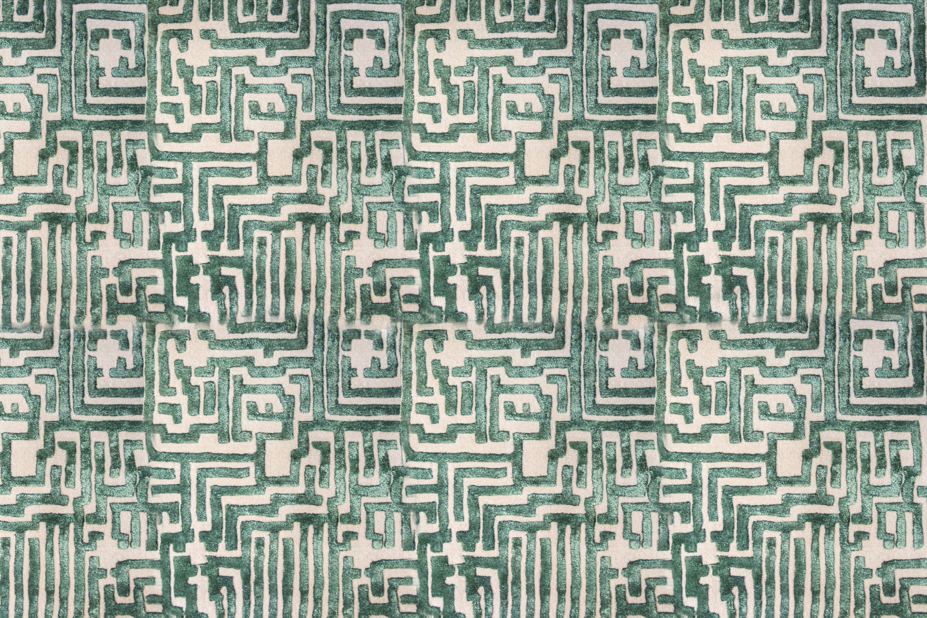 Theseus Hand-Tufted Maze Rug