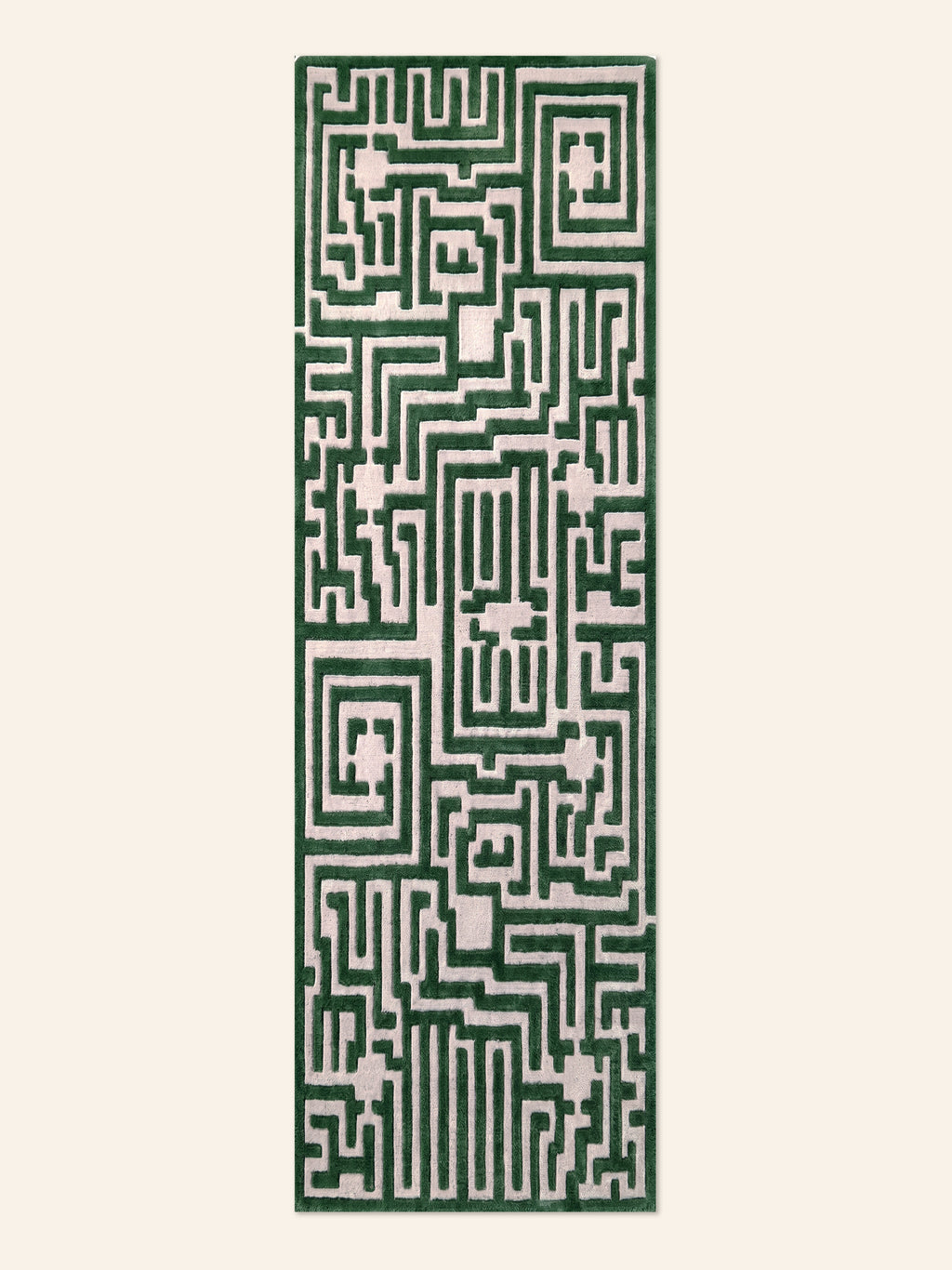 Theseus Hand-Tufted Maze Rug