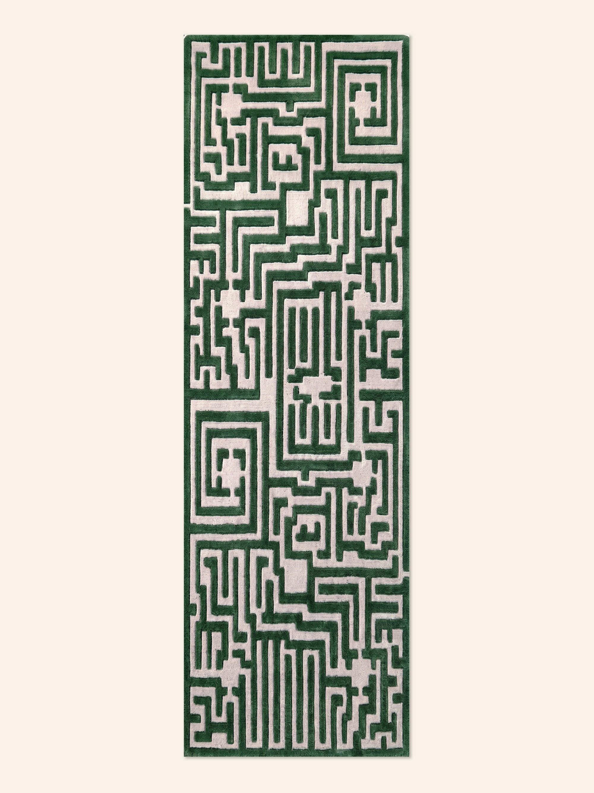 Theseus Hand-Tufted Maze Rug