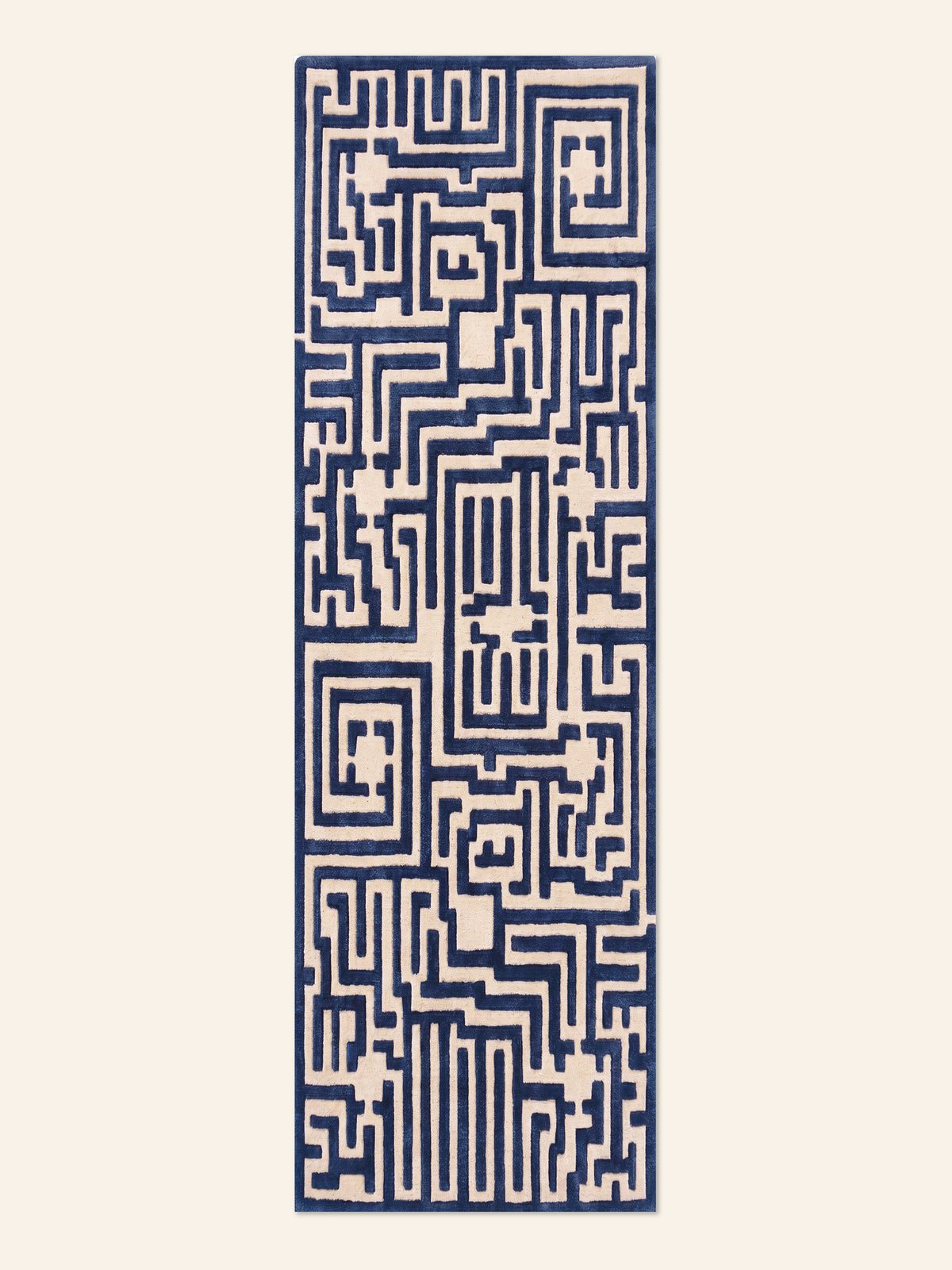 Theseus Hand-Tufted Maze Rug