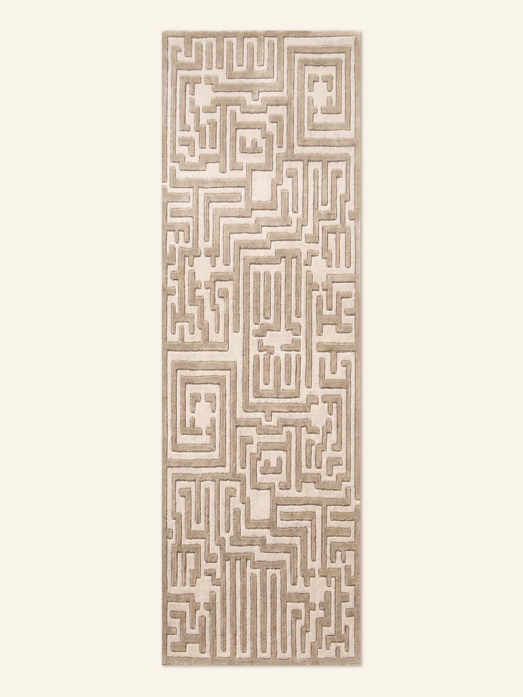 Theseus Hand-Tufted Maze Rug