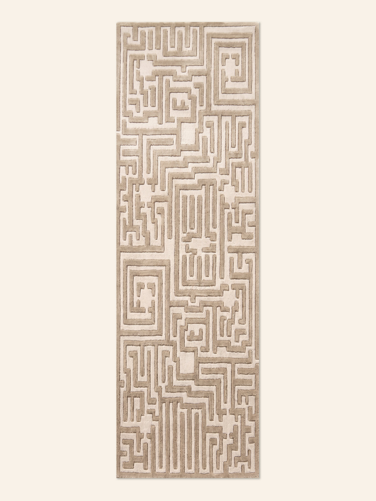 Theseus Hand-Tufted Maze Rug