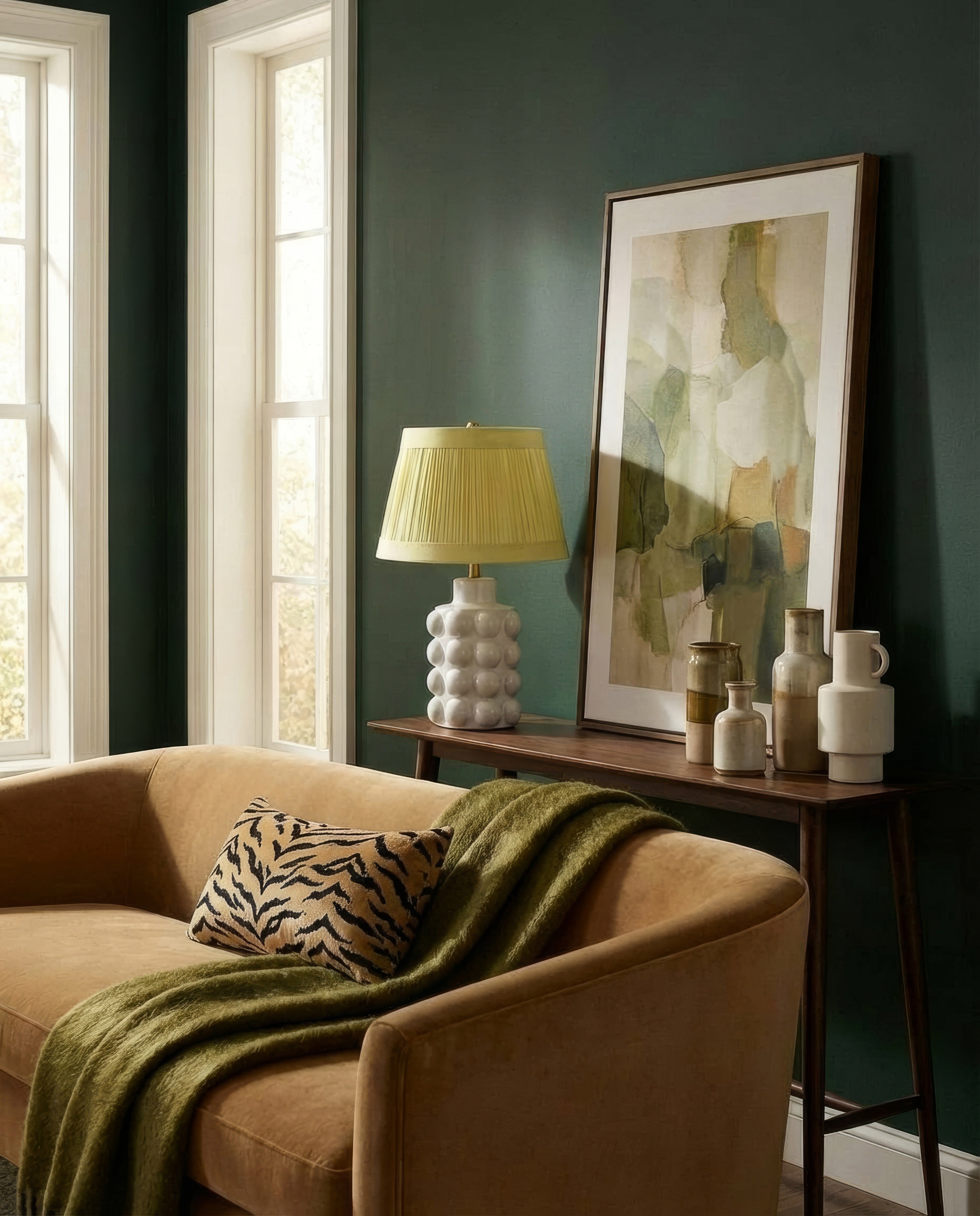 24” Matilda White Bubble Ceramic Table Lamp