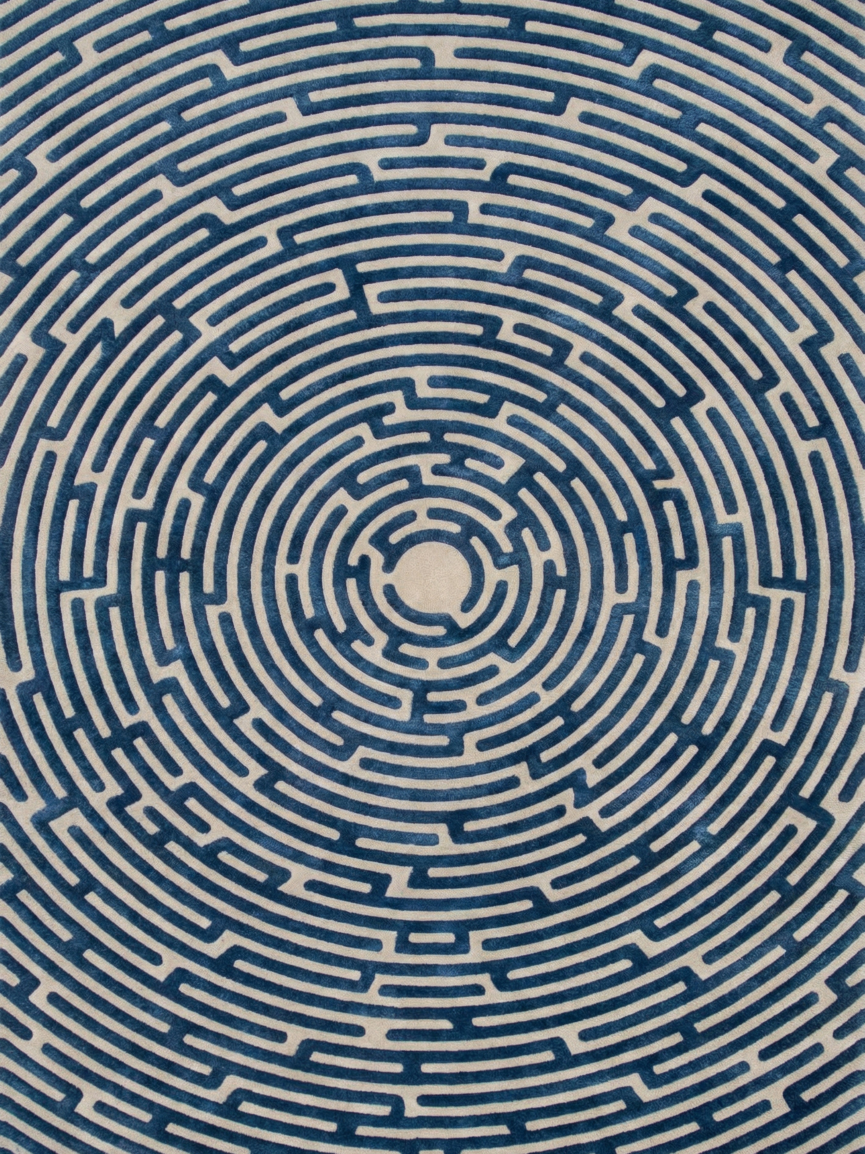 Amiens Hand-Tufted Maze Rug