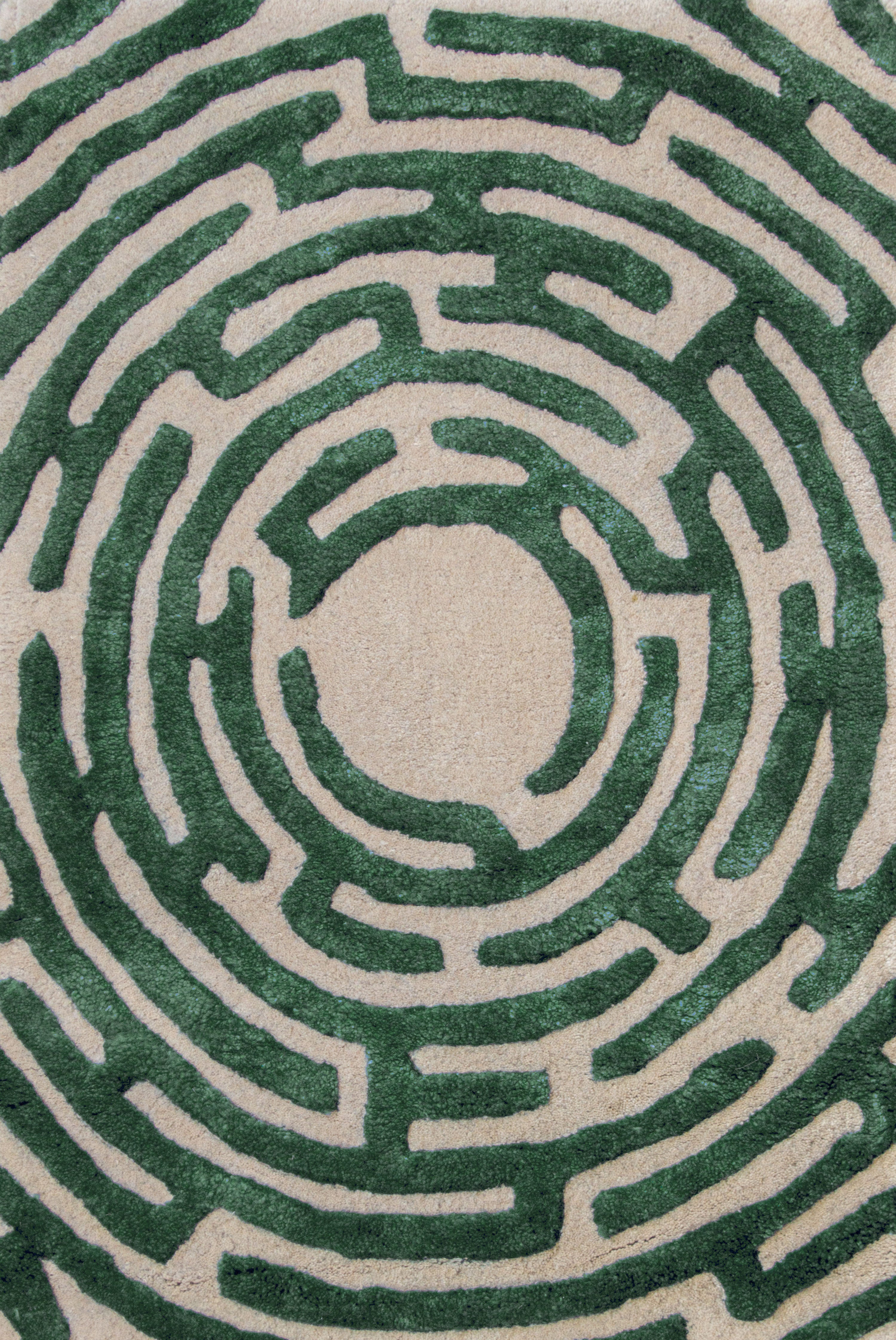 Amiens Hand-Tufted Maze Rug