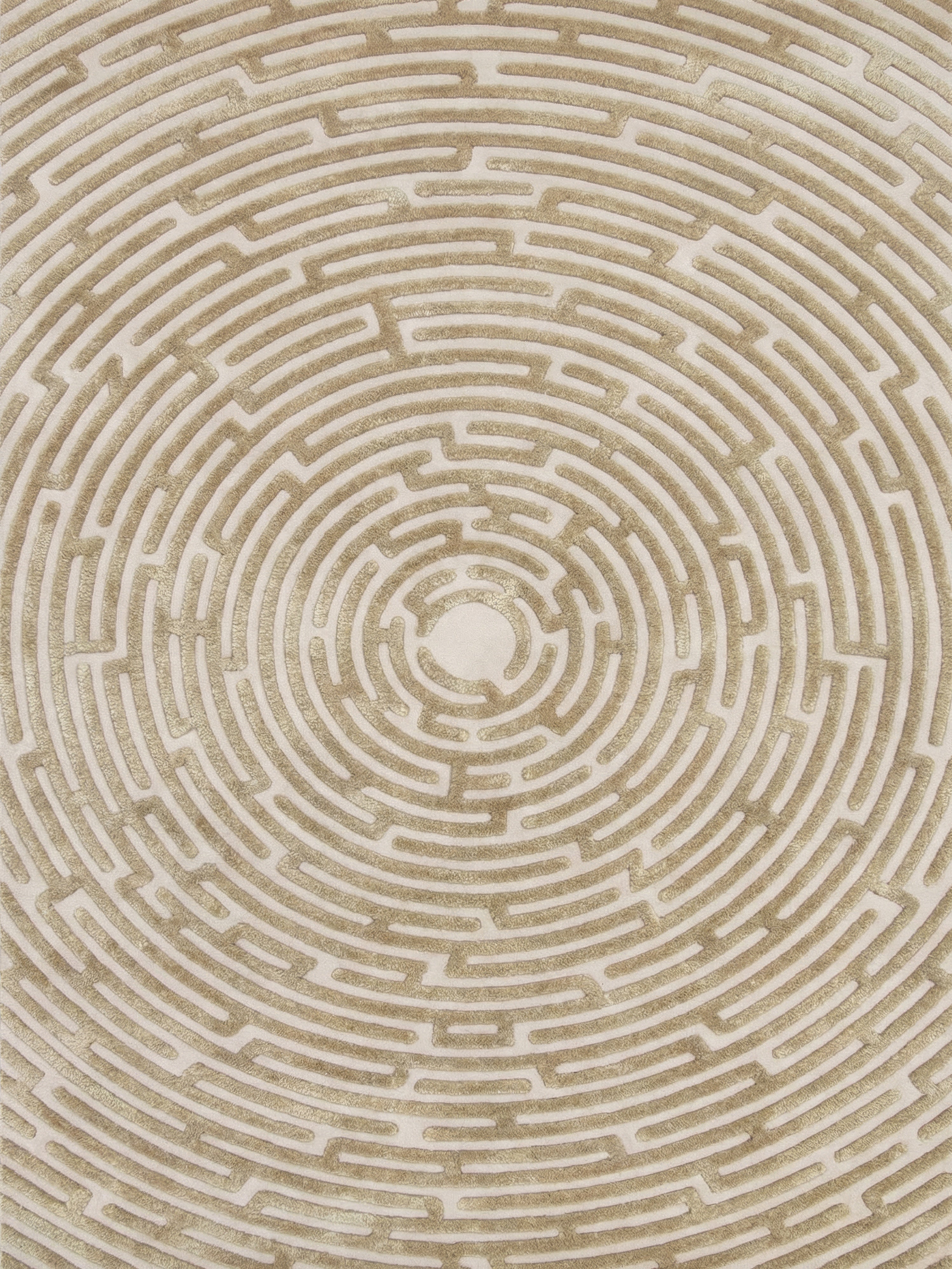 Amiens Hand-Tufted Maze Rug