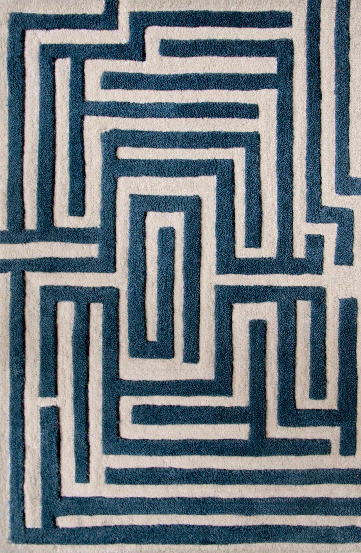 Anatolia Hand-Tufted Maze Rug