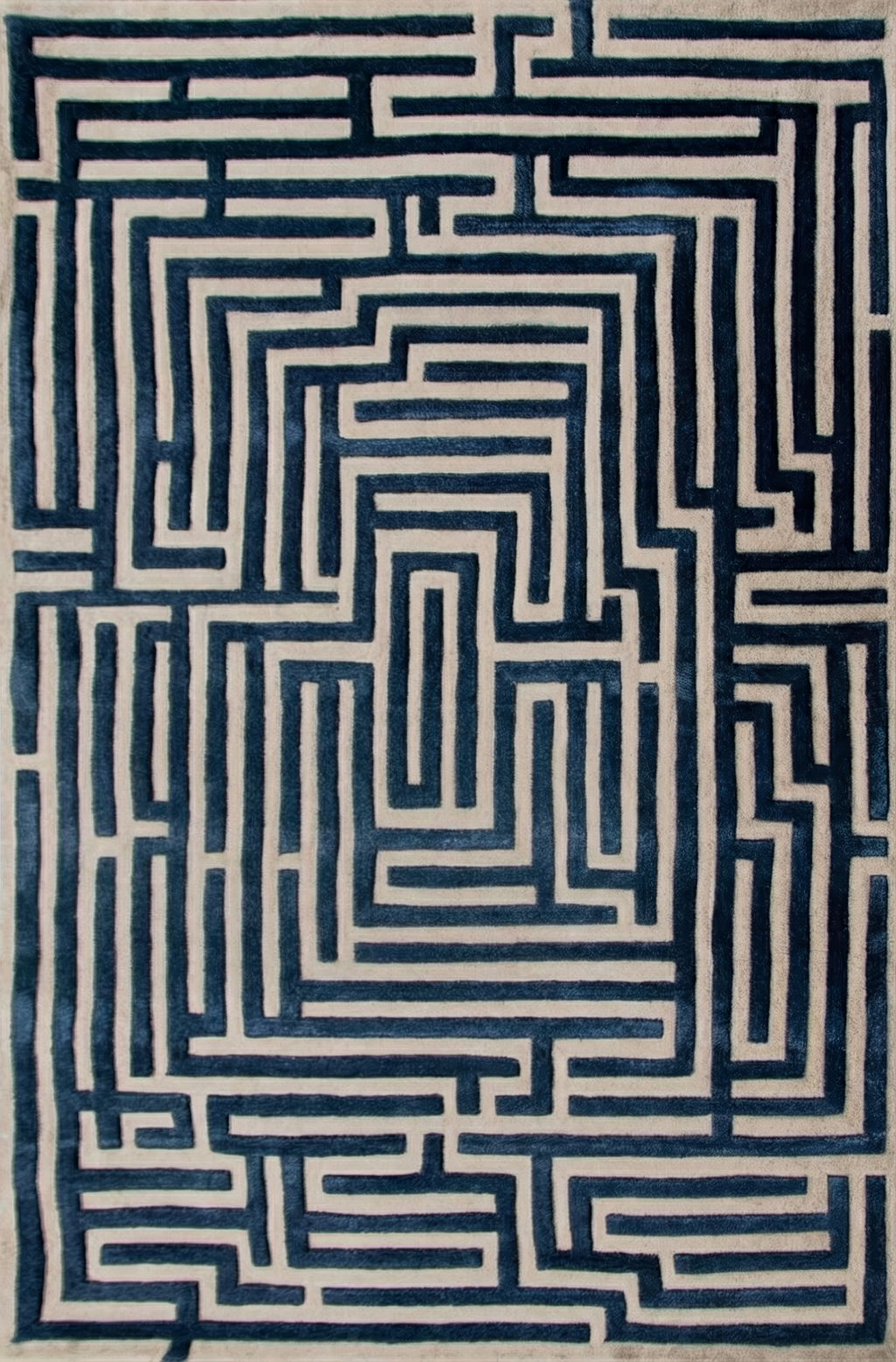 Anatolia Hand-Tufted Maze Rug