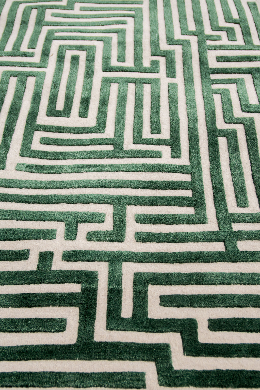 Anatolia Hand-Tufted Maze Rug