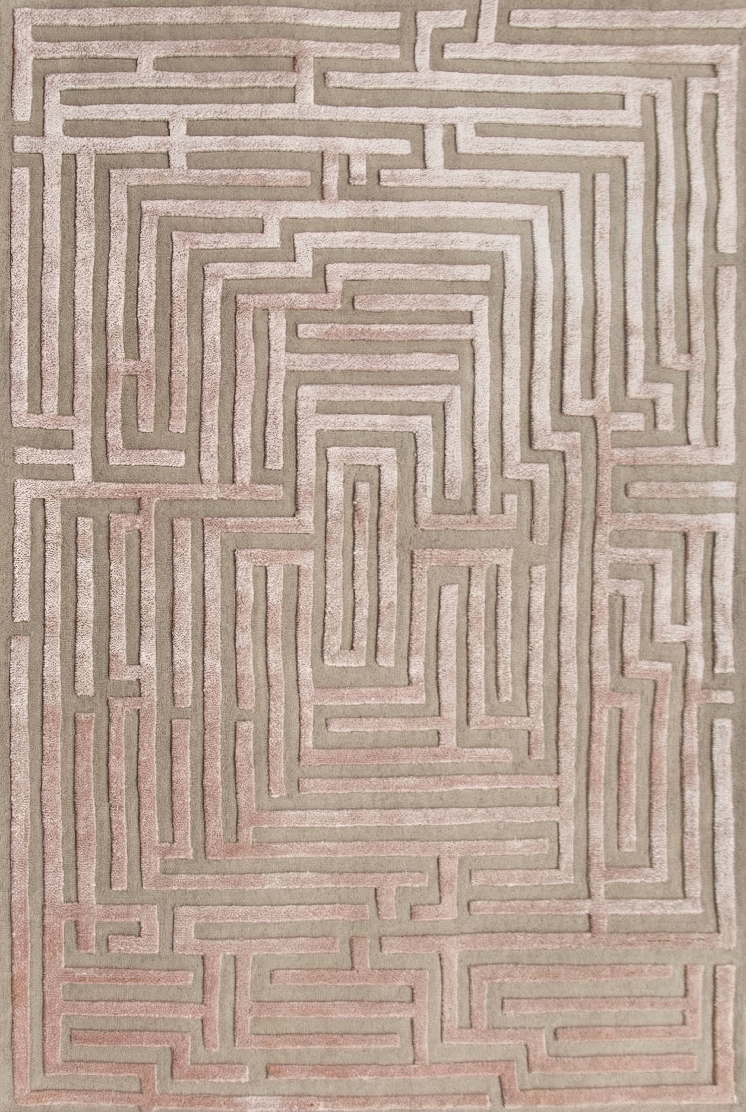 Anatolia Hand-Tufted Maze Rug