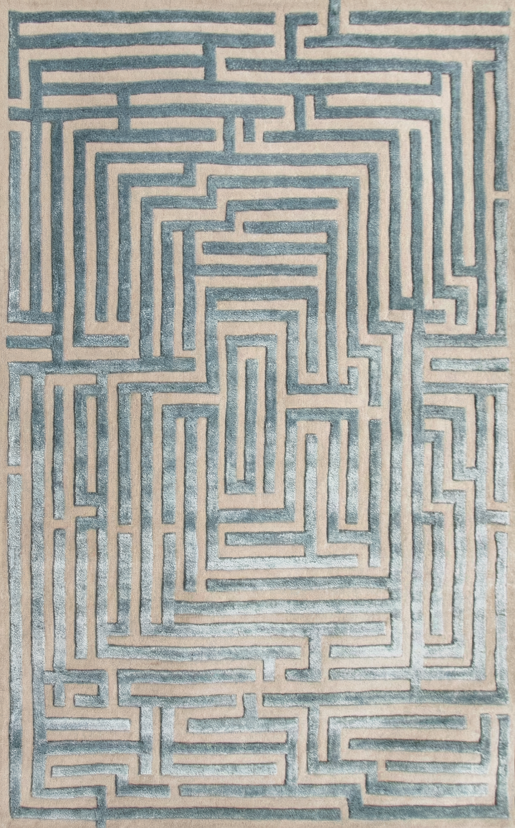 Anatolia Hand-Tufted Maze Rug