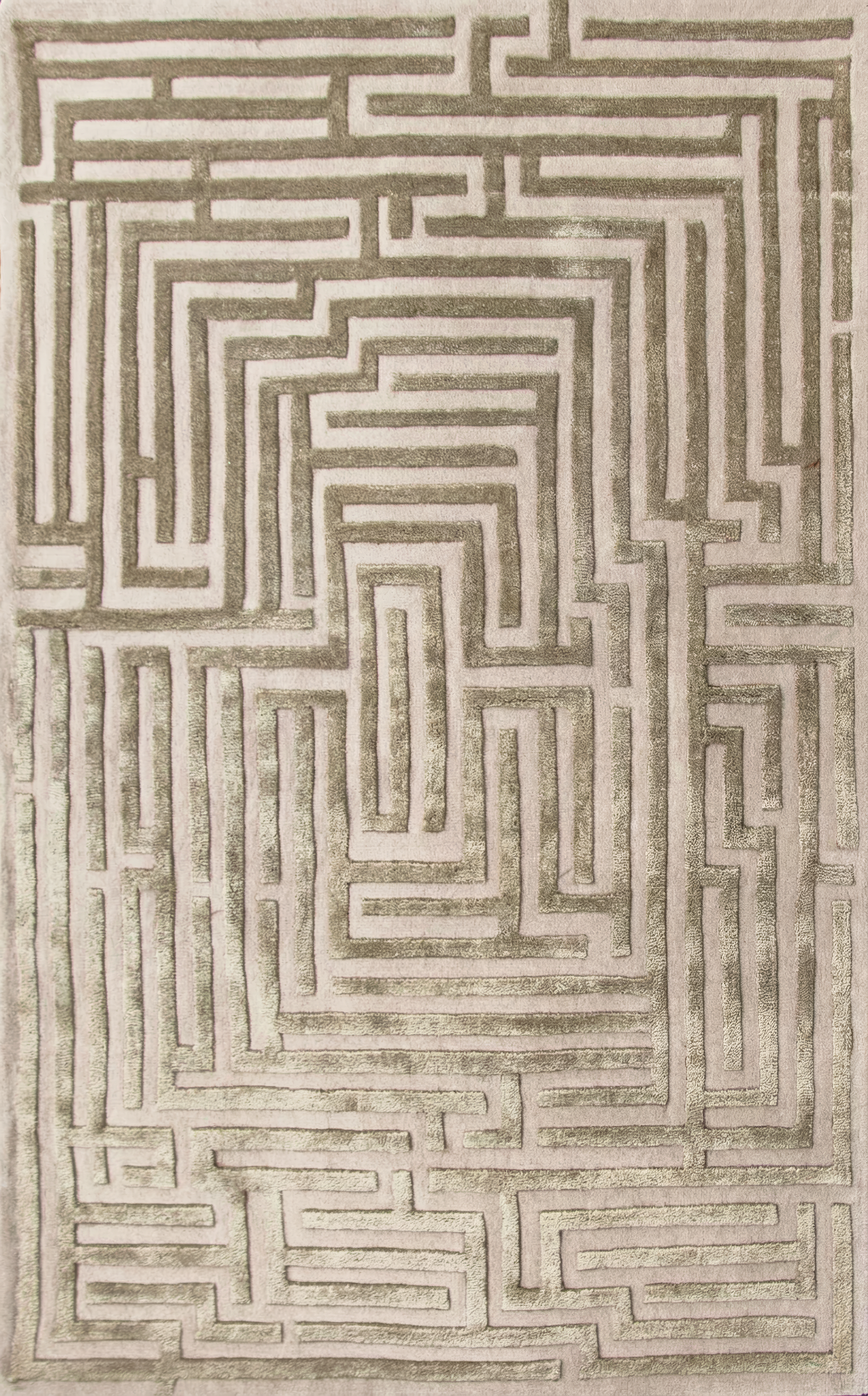 Anatolia Hand-Tufted Maze Rug