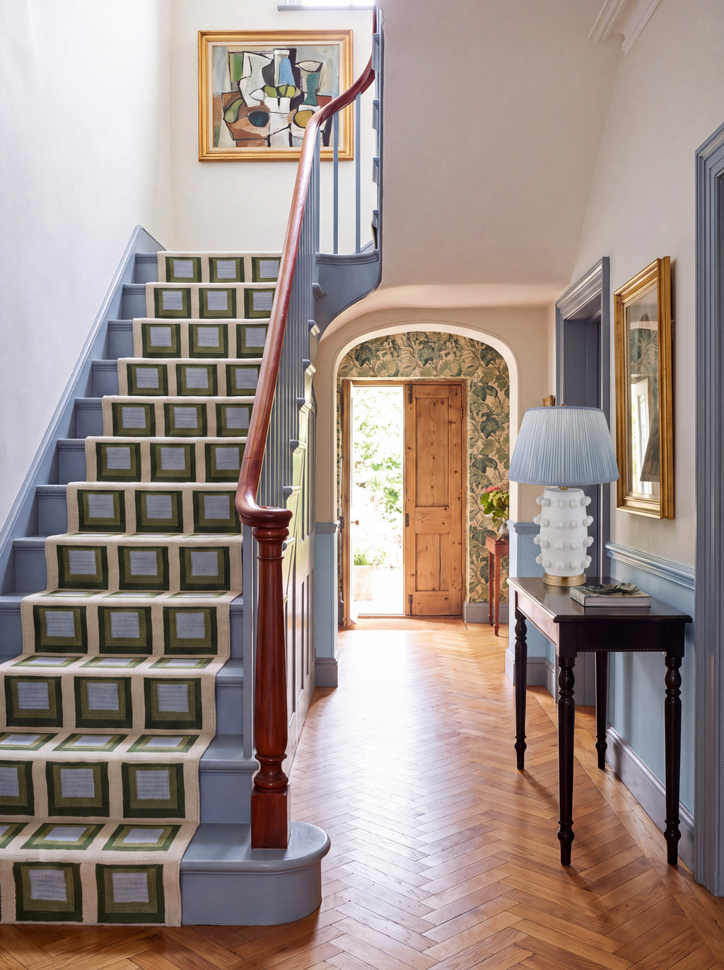 Color Study Handwoven Wool Flatweave Rug