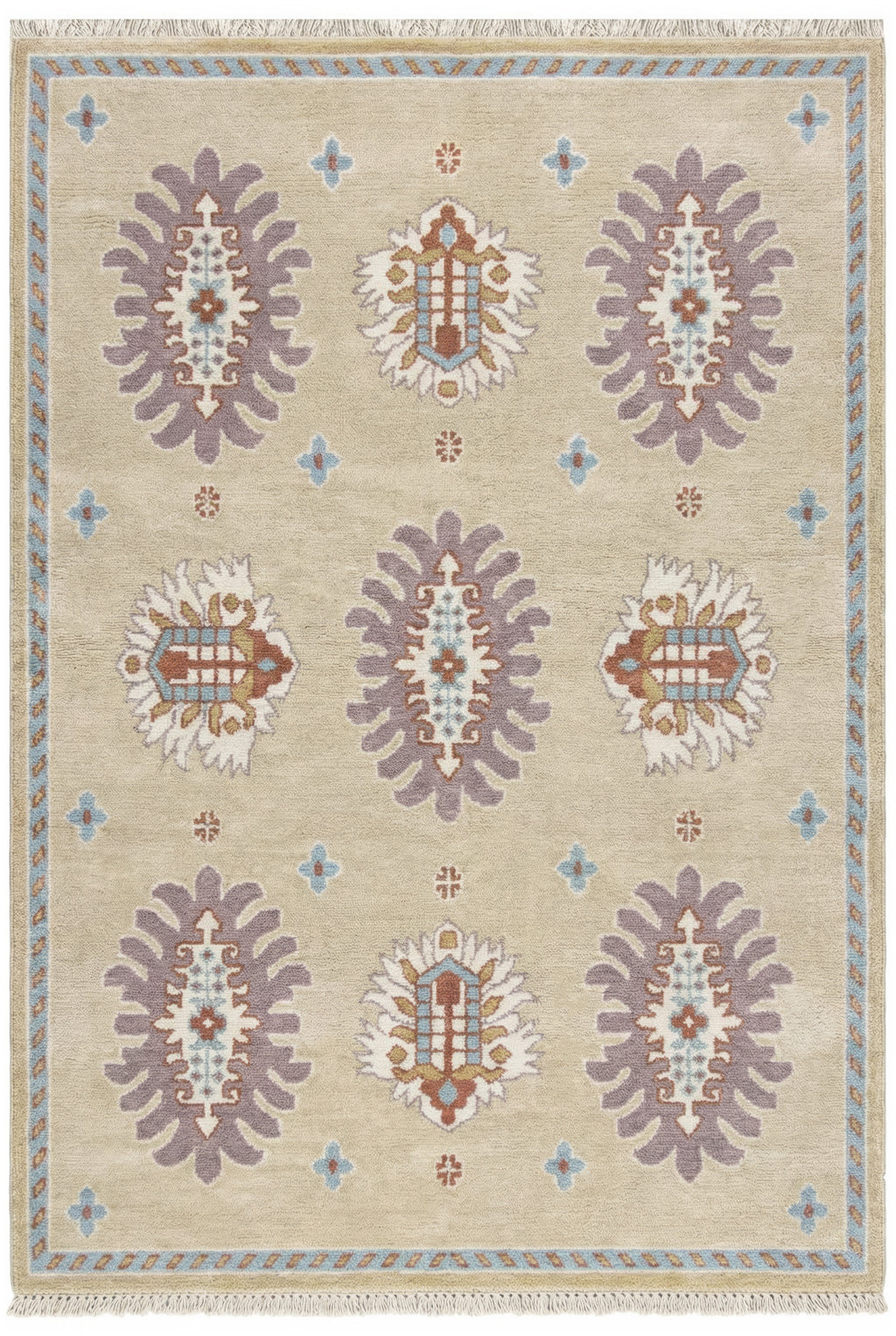 Cairene Hand-Knotted Wool Area Rug | Knotted Rug by Kevin Francis Design