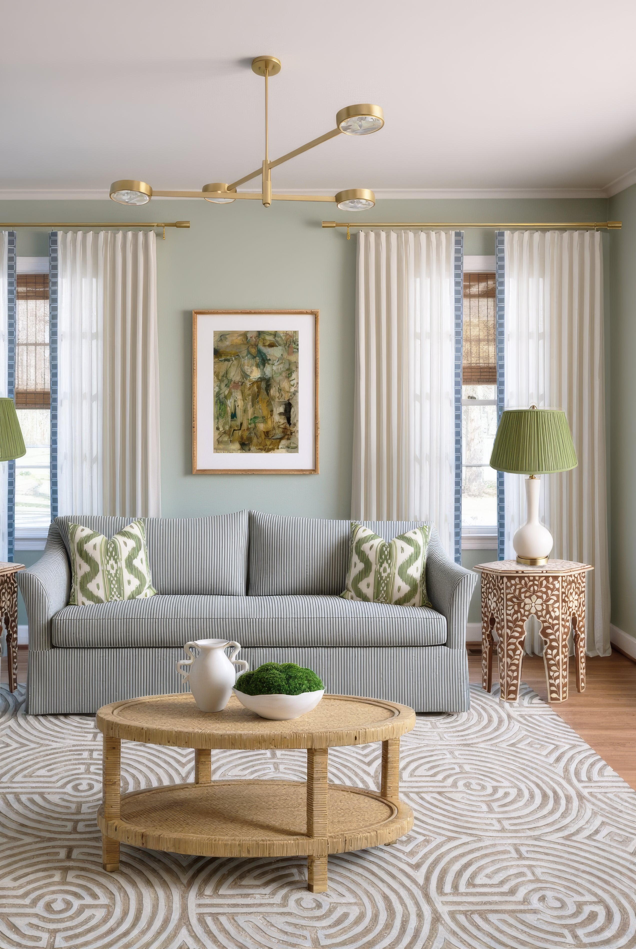 Lucca Hand-Tufted Maze Rug by Kevin Francis Design | Luxury Area Rugs & Home Decor