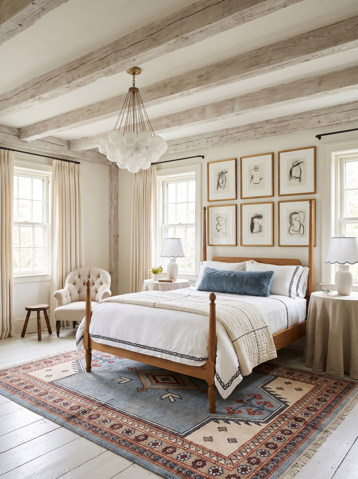 Selendi Hand-Knotted Wool Area Rug