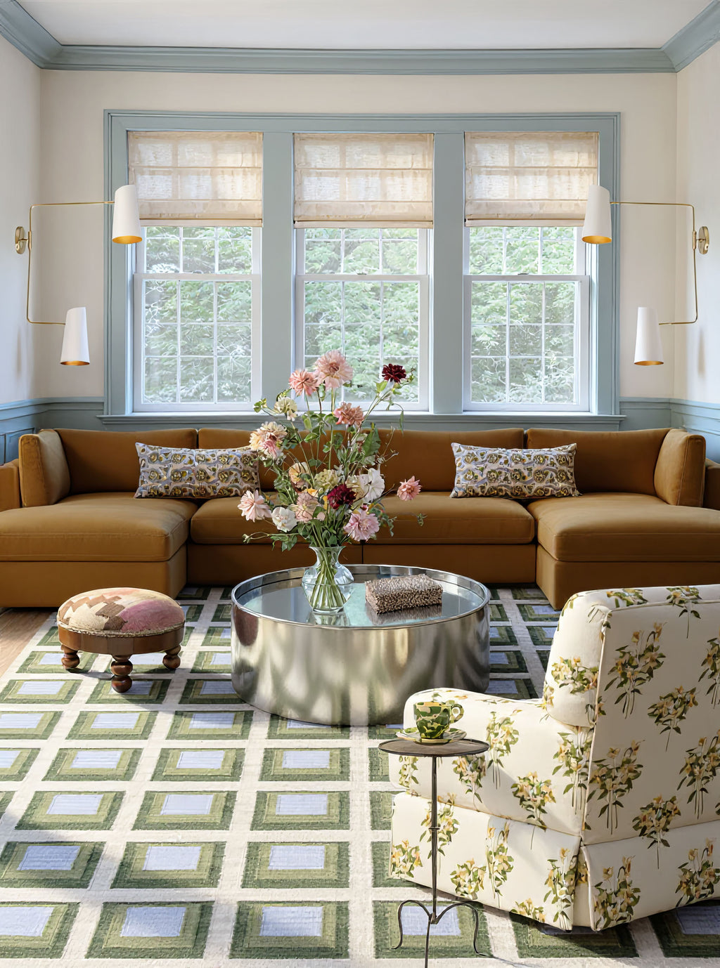 Color Study Handwoven Wool Flatweave Rug by Kevin Francis Design | Luxury Area Rugs & Home Decor