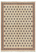 Modern Dede hand-knotted wool rug by Kevin Francis Design, featuring intricate Turkish knot craftsmanship and vibrant patterns.