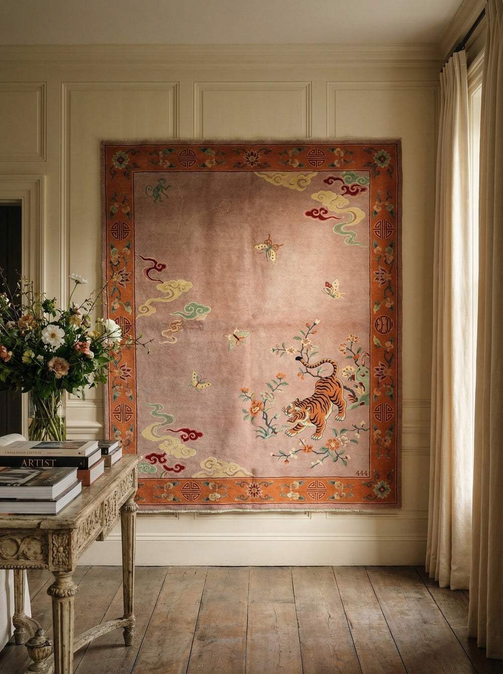 The Talisman Rug – Personalized Chinese Art Deco Rug |  by Kevin Francis Design