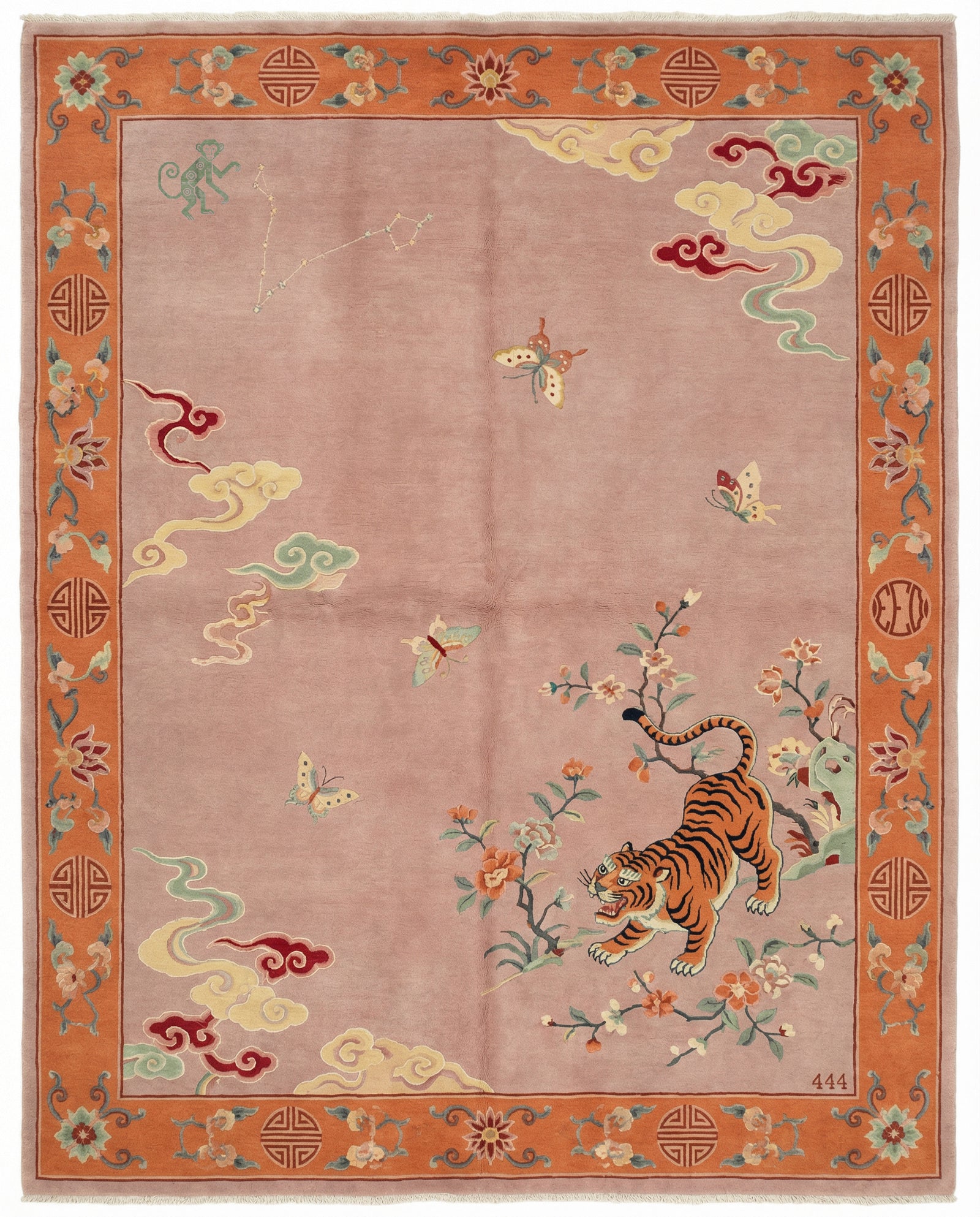 The Talisman Rug – Personalized Chinese Art Deco Rug |  by Kevin Francis Design