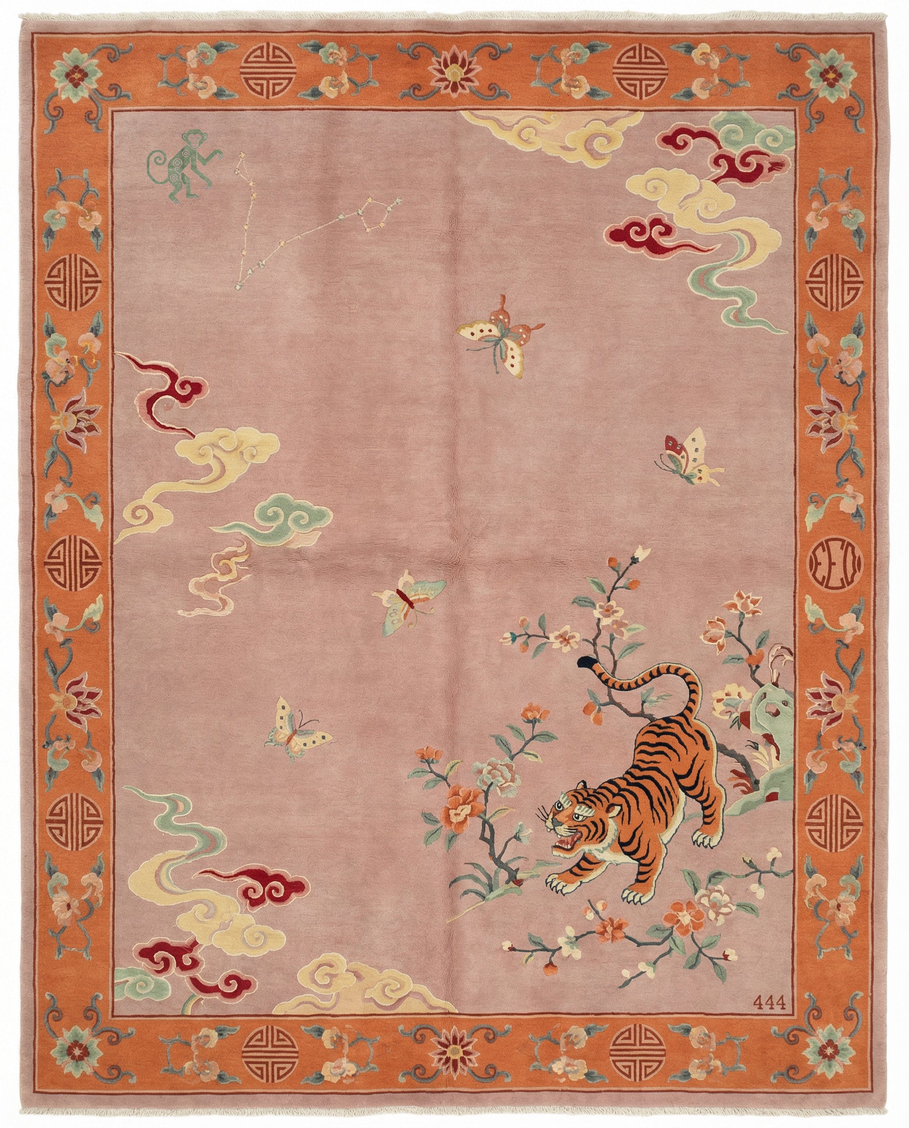 The Talisman Rug – Personalized Chinese Art Deco Rug |  by Kevin Francis Design