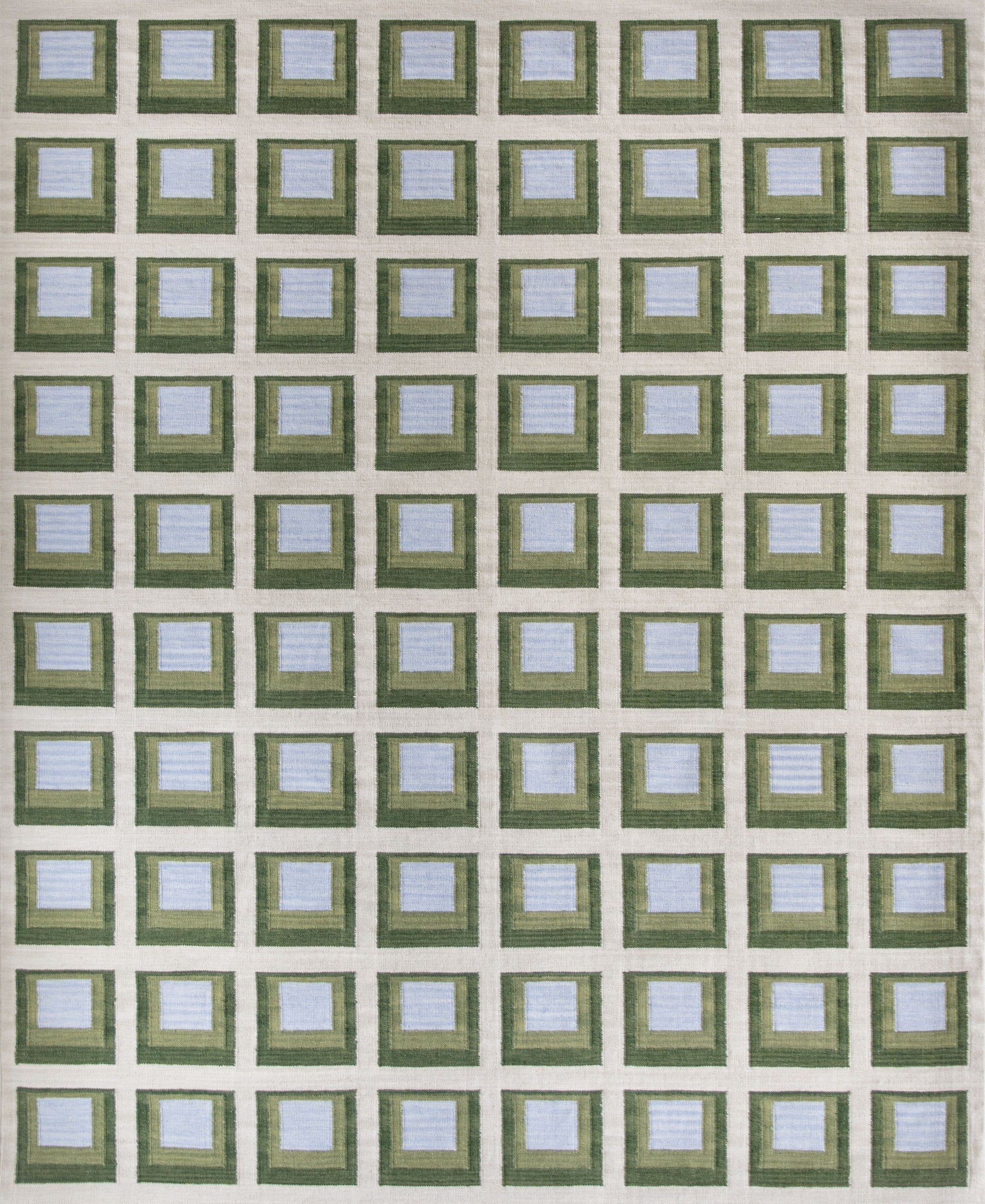 8x10 Color Study Wool Flatweave Rug (Stocked) by Kevin Francis Design | Luxury Area Rugs & Home Decor