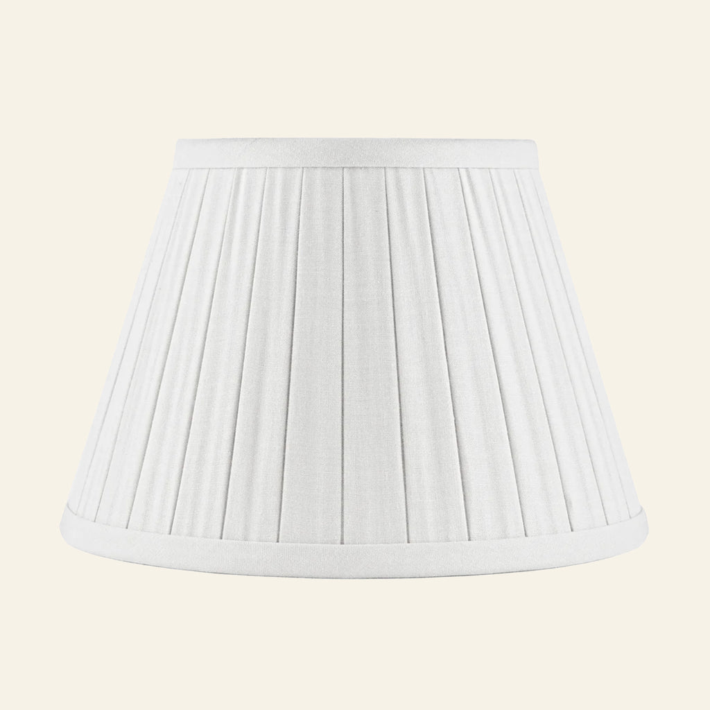 Heath Box Pleated Linen Empire Shade | Lamp Shade by Kevin Francis Design