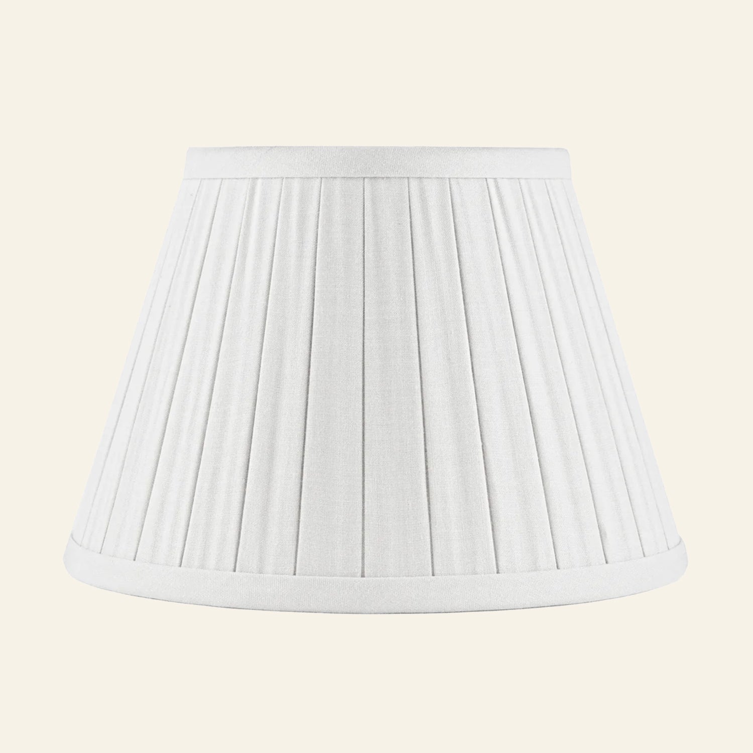 Heath Box Pleated Linen Empire Shade | Lamp Shade by Kevin Francis Design