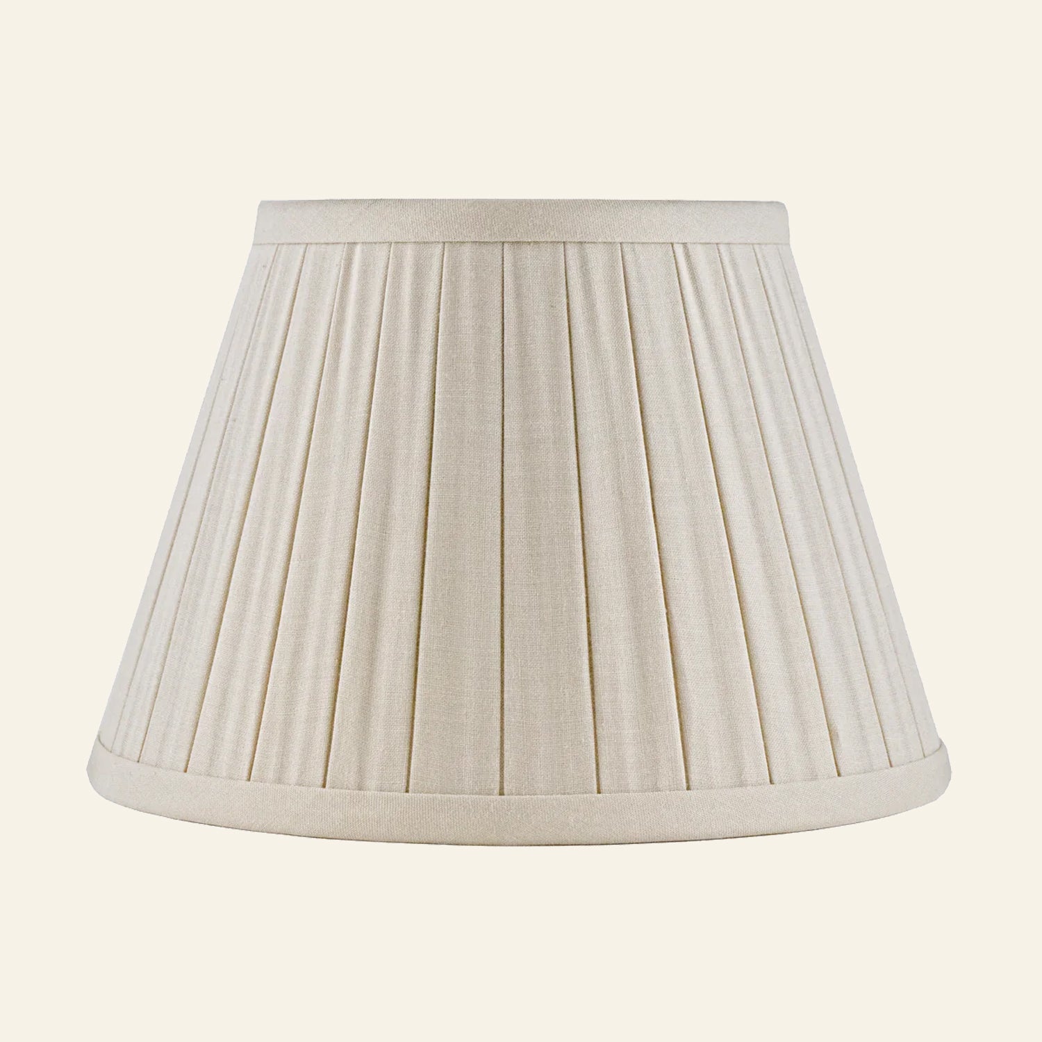 Heath Box Pleated Linen Empire Shade | Lamp Shade by Kevin Francis Design