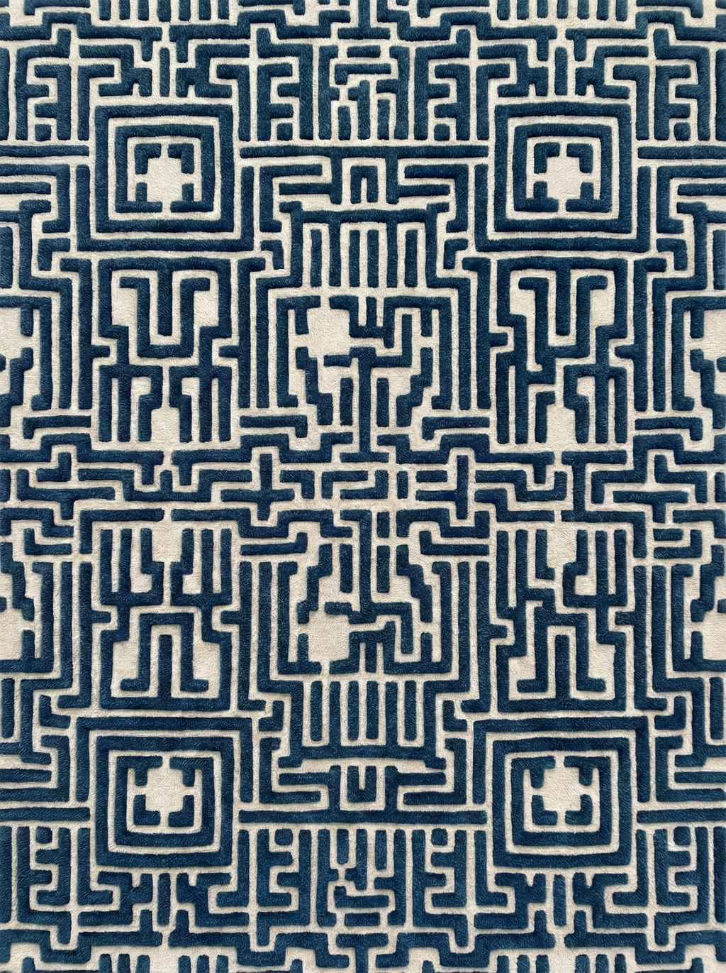 Theseus Hand-Tufted Maze Rug