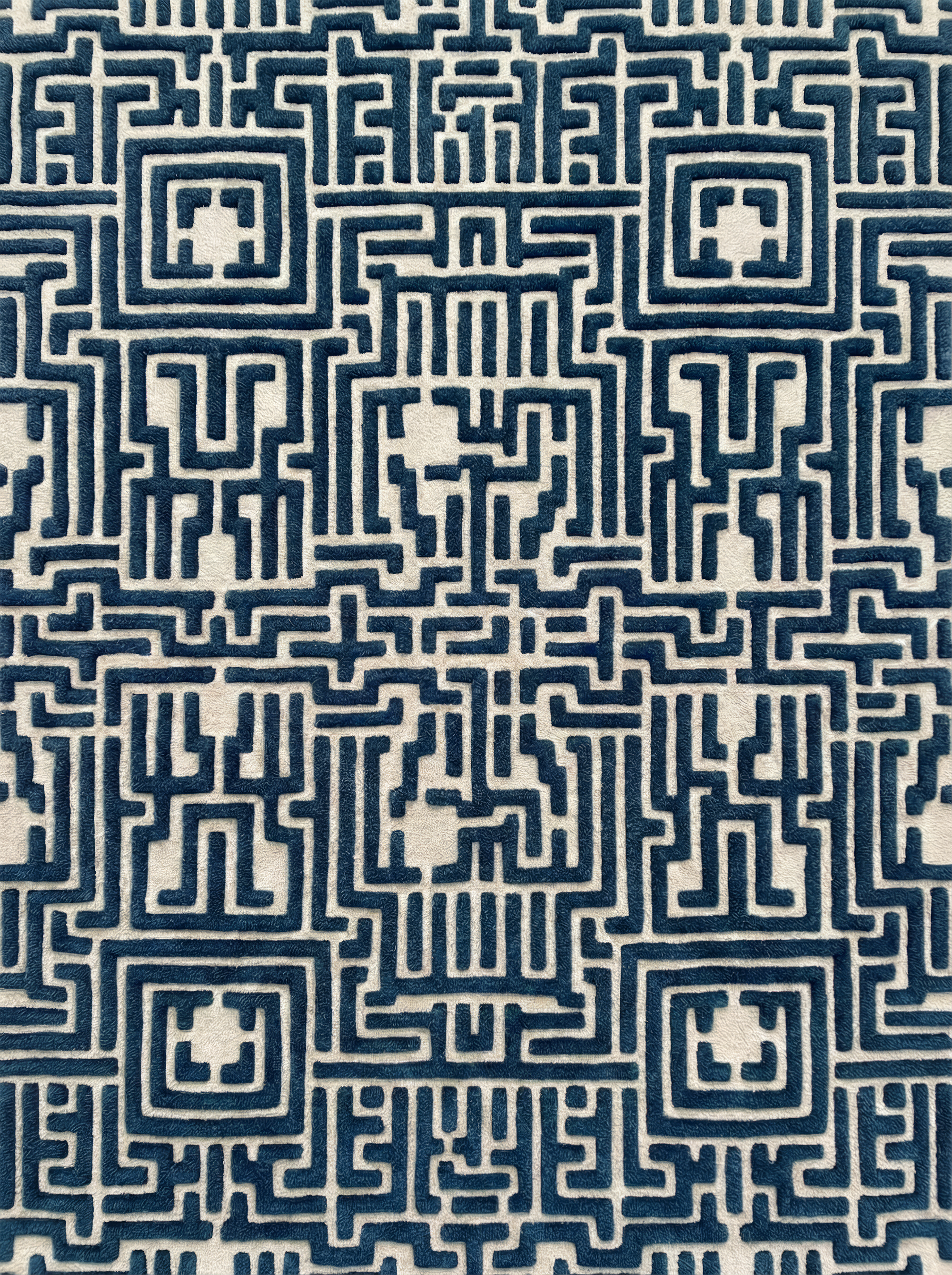 Theseus Hand-Tufted Maze Rug