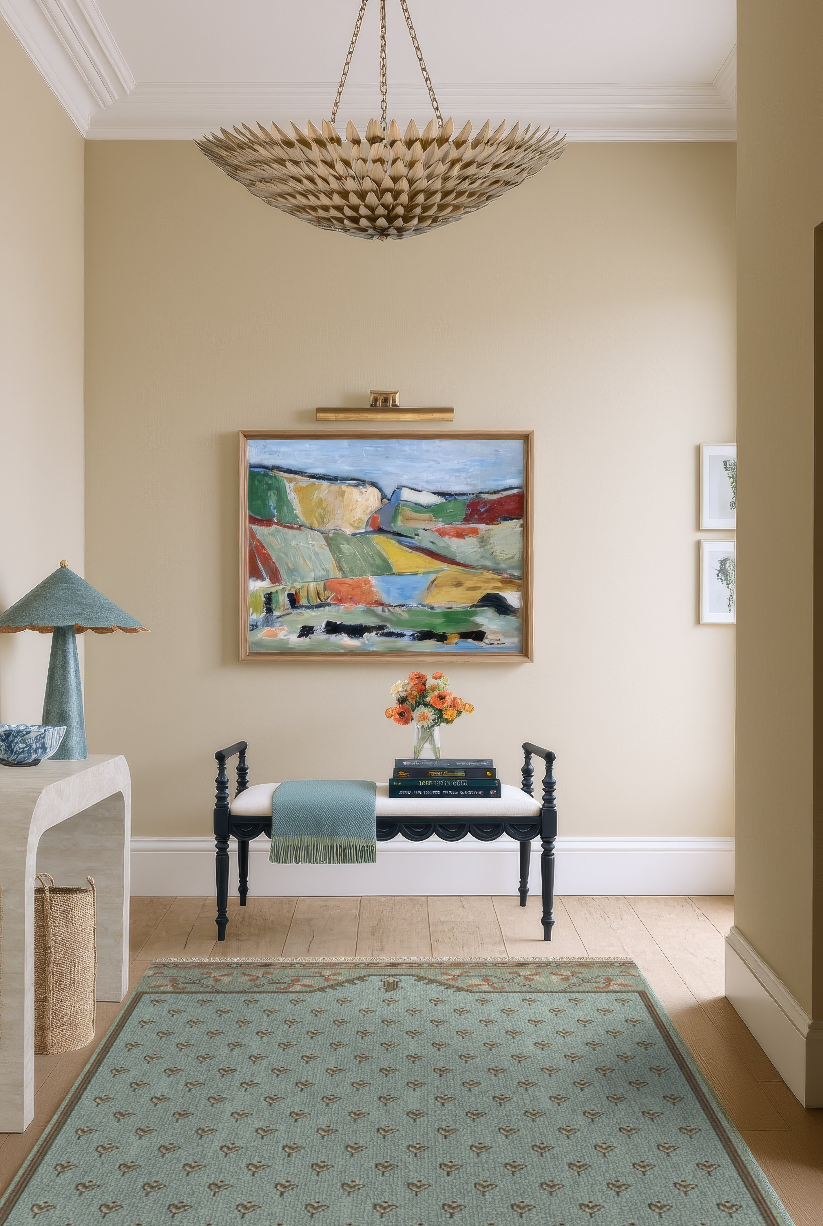 Lotto Hand-Knotted Wool Area Rug