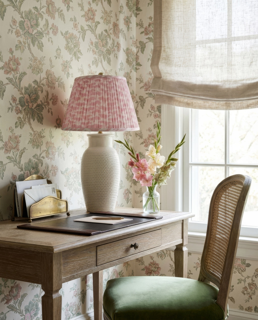 28" Camilla Textured Cream Ceramic Table Lamp | Table Lamp by Kevin Francis Design