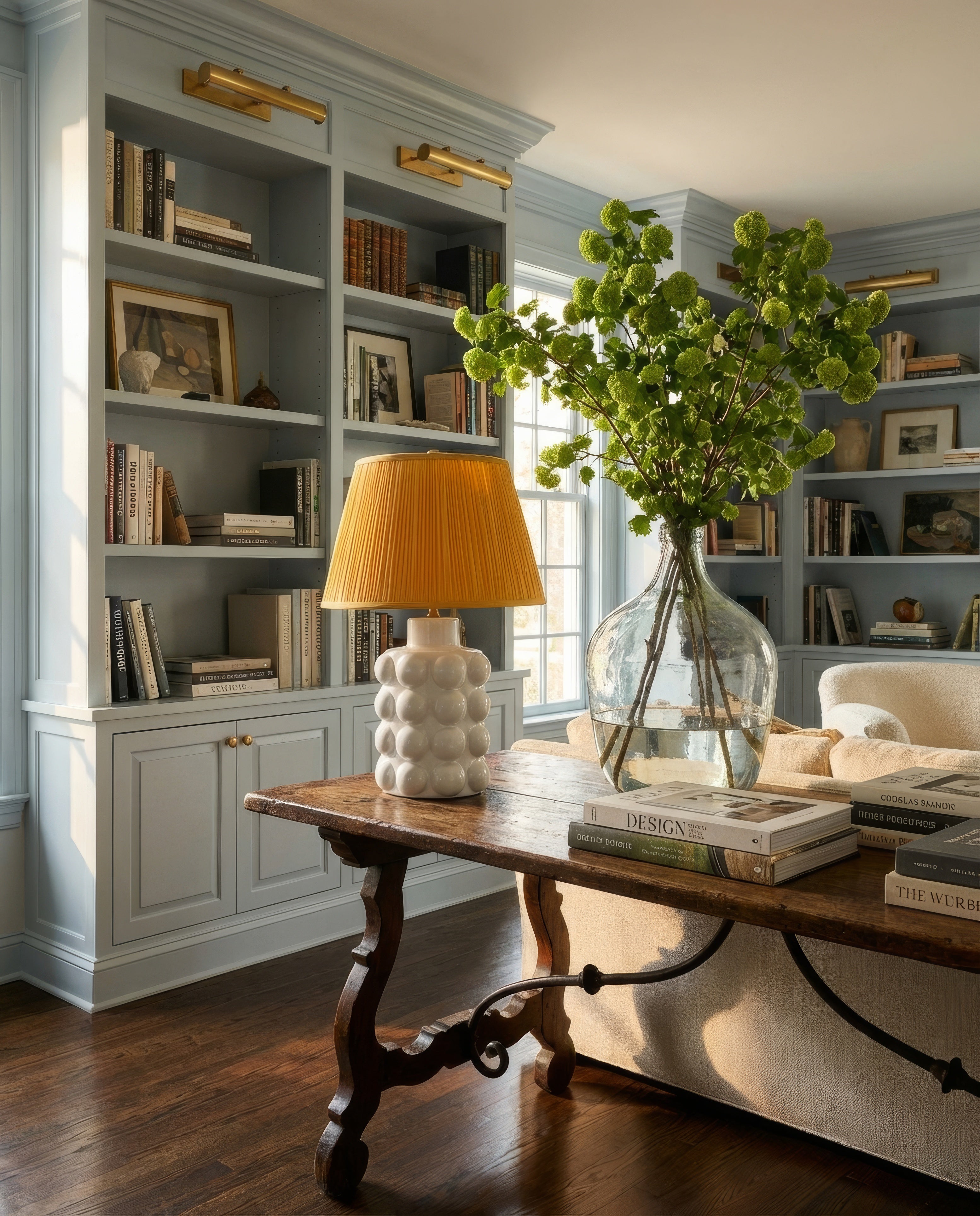 24” Matilda White Bubble Ceramic Table Lamp