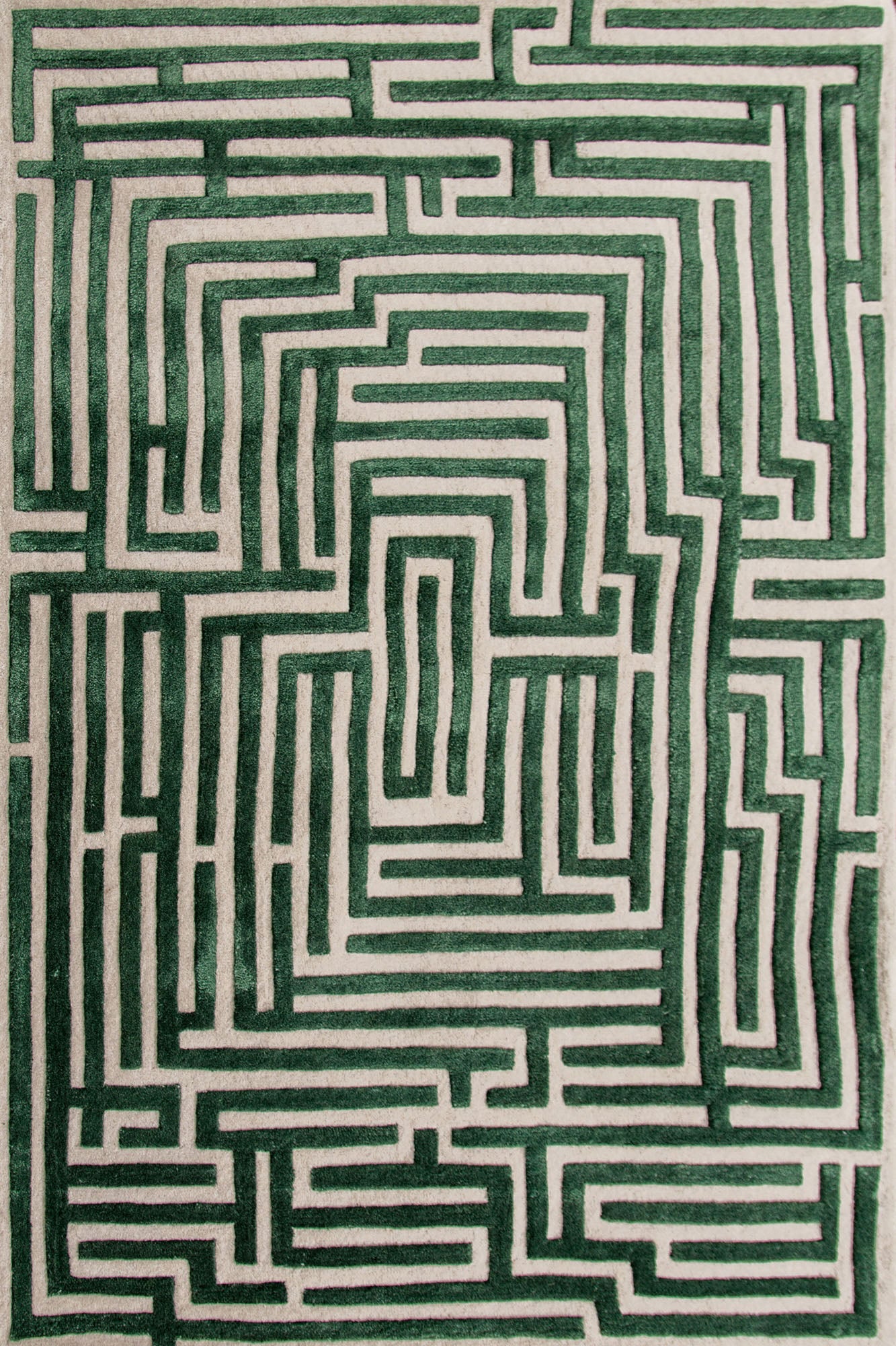 Anatolia Hand-Tufted Maze Rug