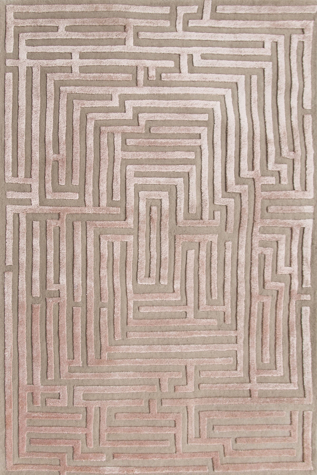 Anatolia Hand-Tufted Maze Rug