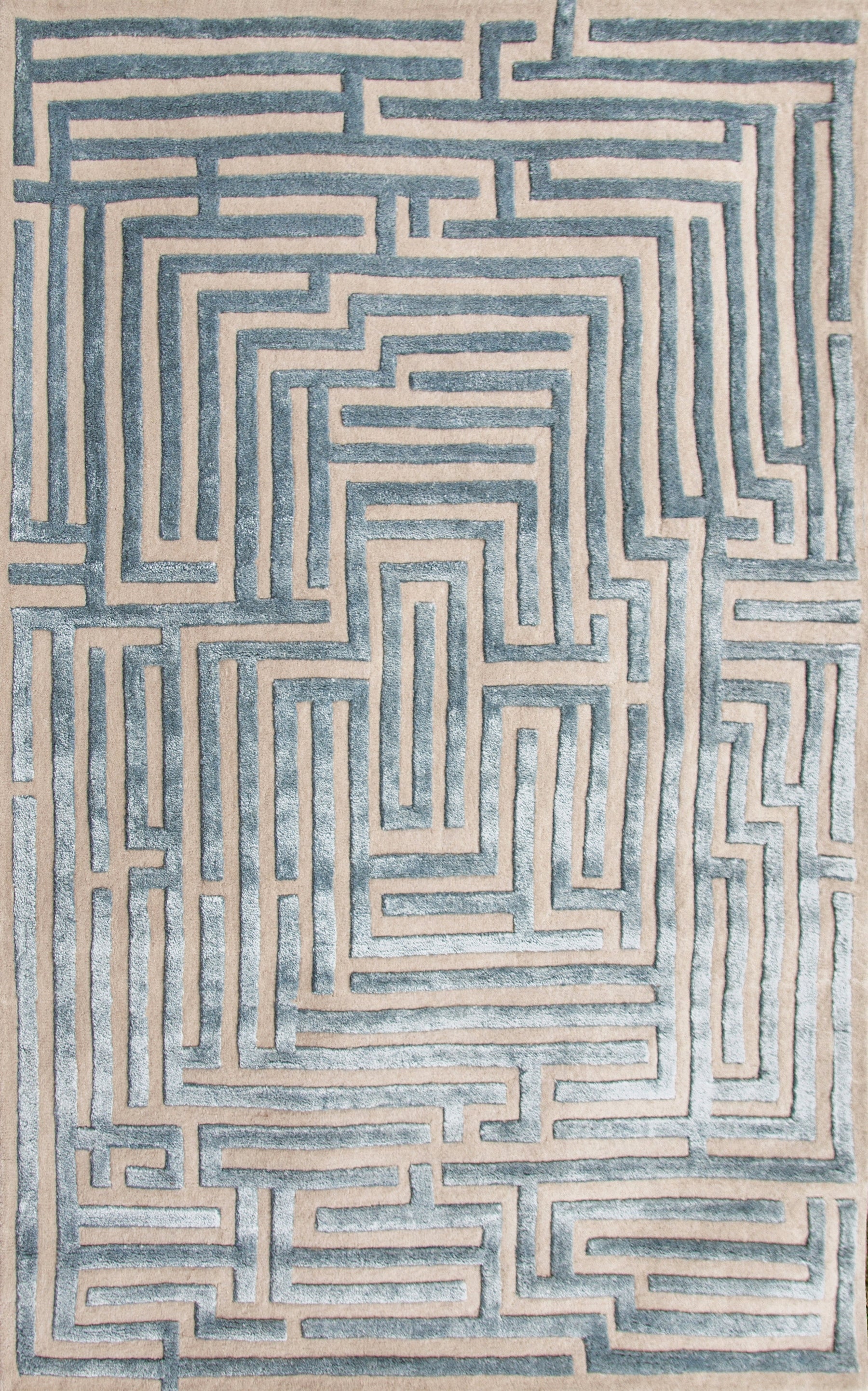 Anatolia Hand-Tufted Maze Rug by Kevin Francis Design | Luxury Area Rugs & Home Decor