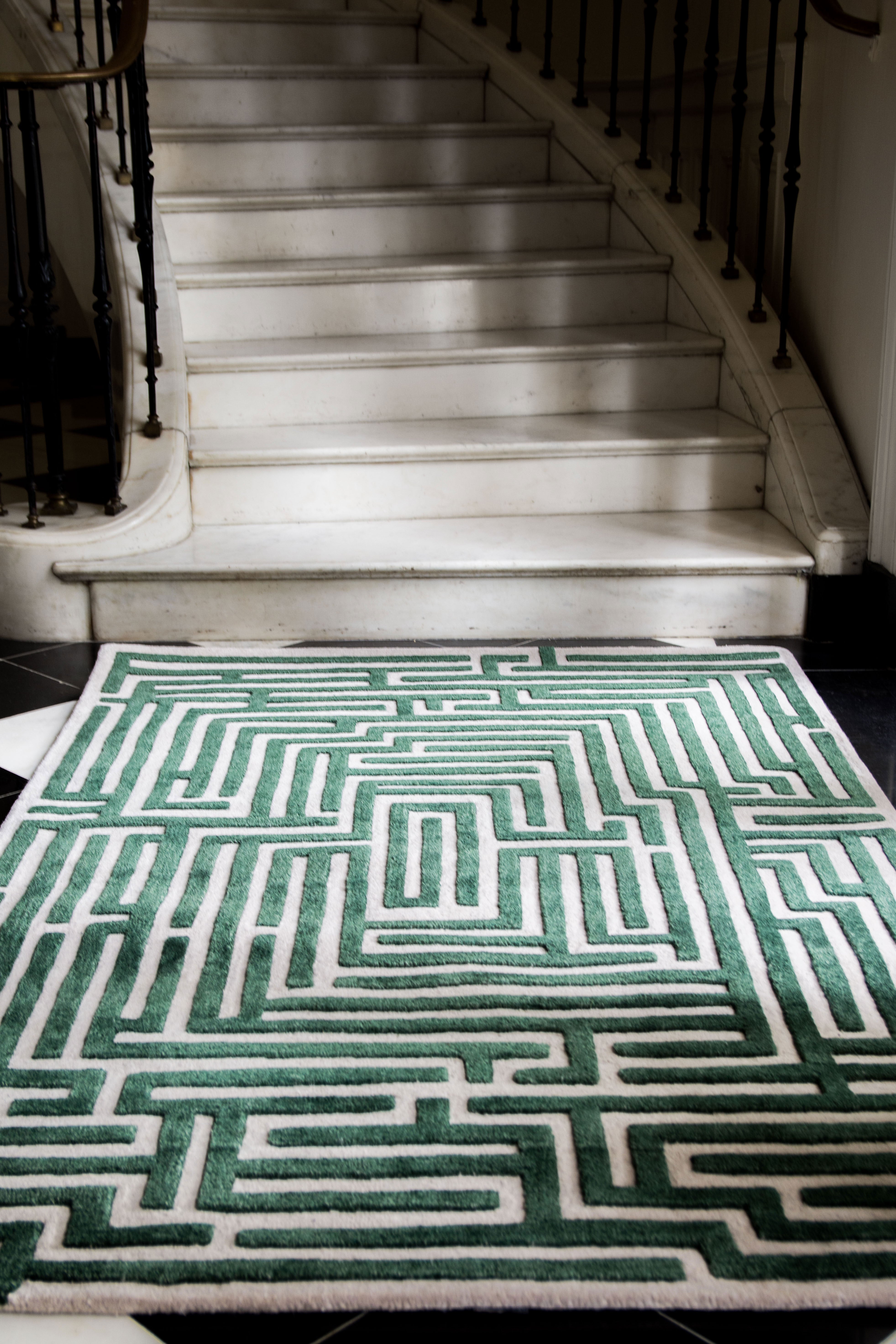 Anatolia Hand-Tufted Maze Rug