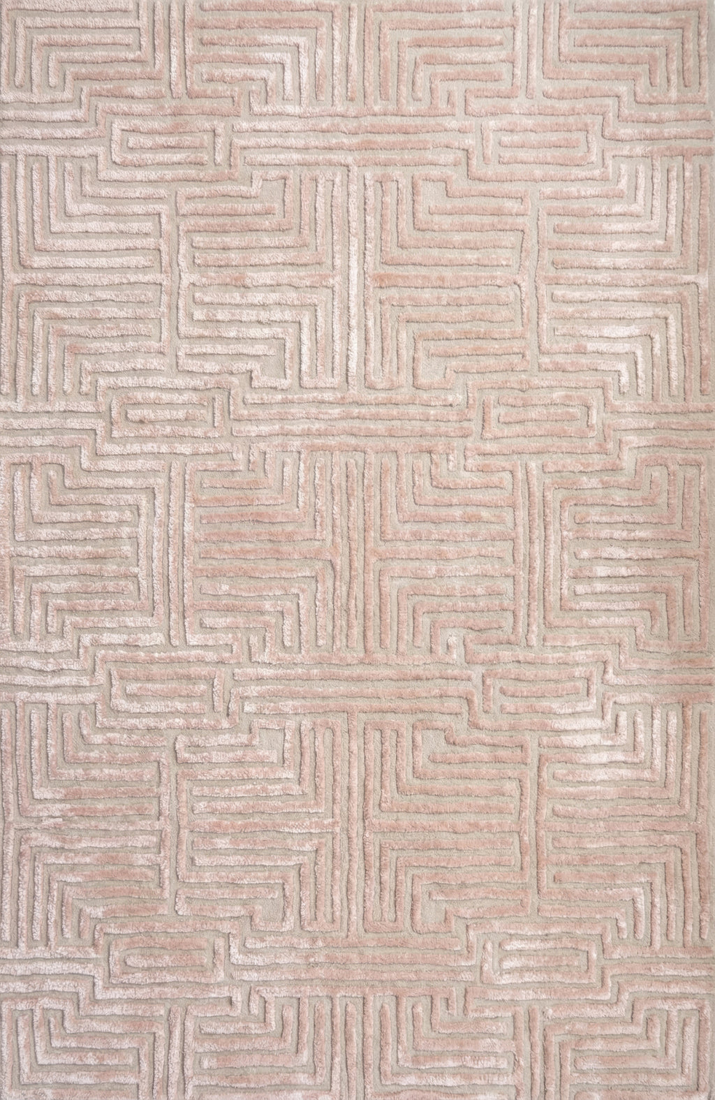 Knossos Hand-Tufted Maze Rug