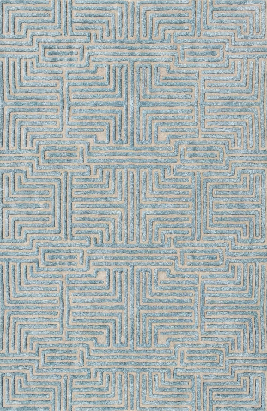 Knossos Hand-Tufted Maze Rug