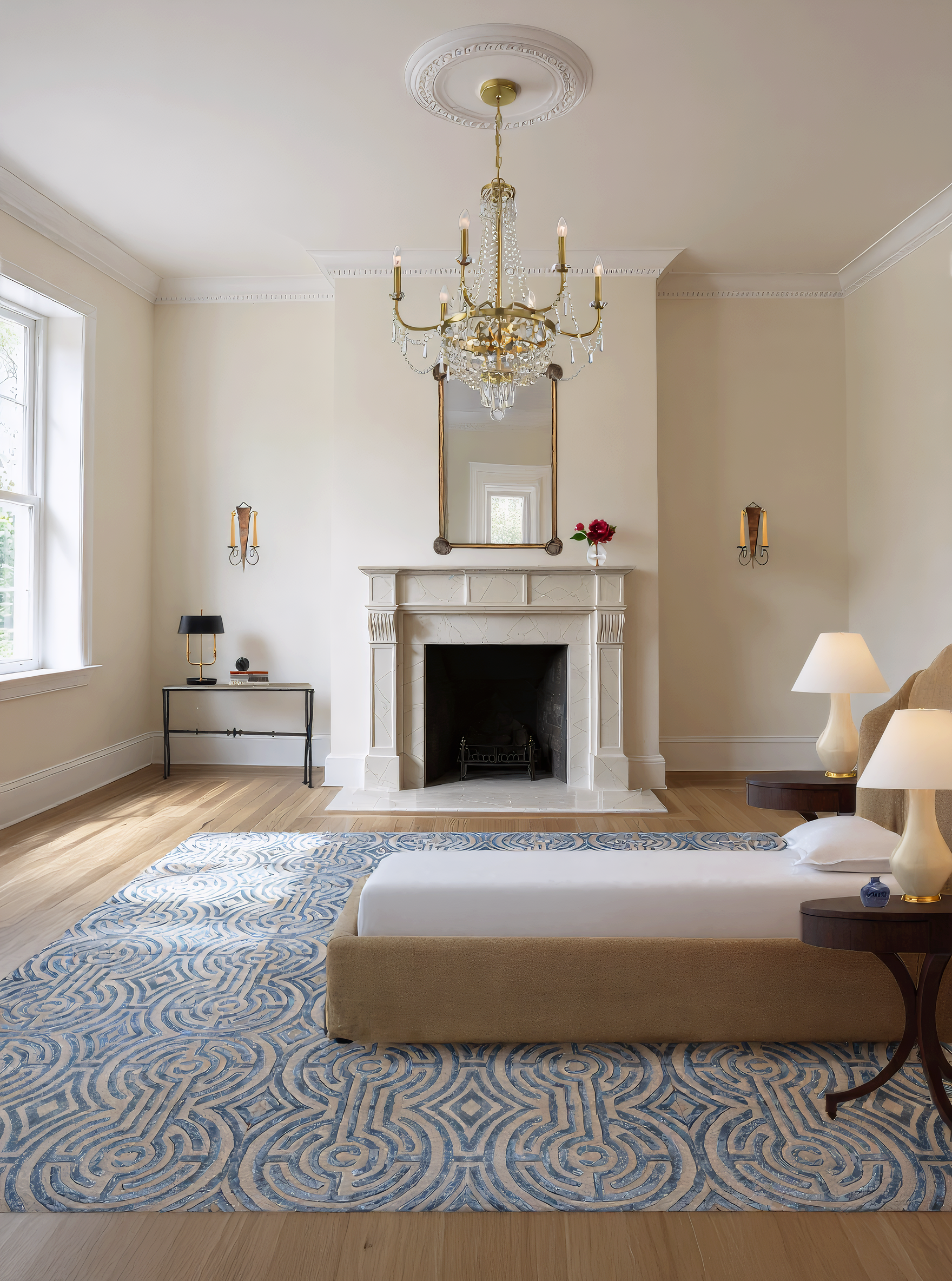 Lucca Hand-Tufted Maze Rug by Kevin Francis Design | Luxury Area Rugs & Home Decor