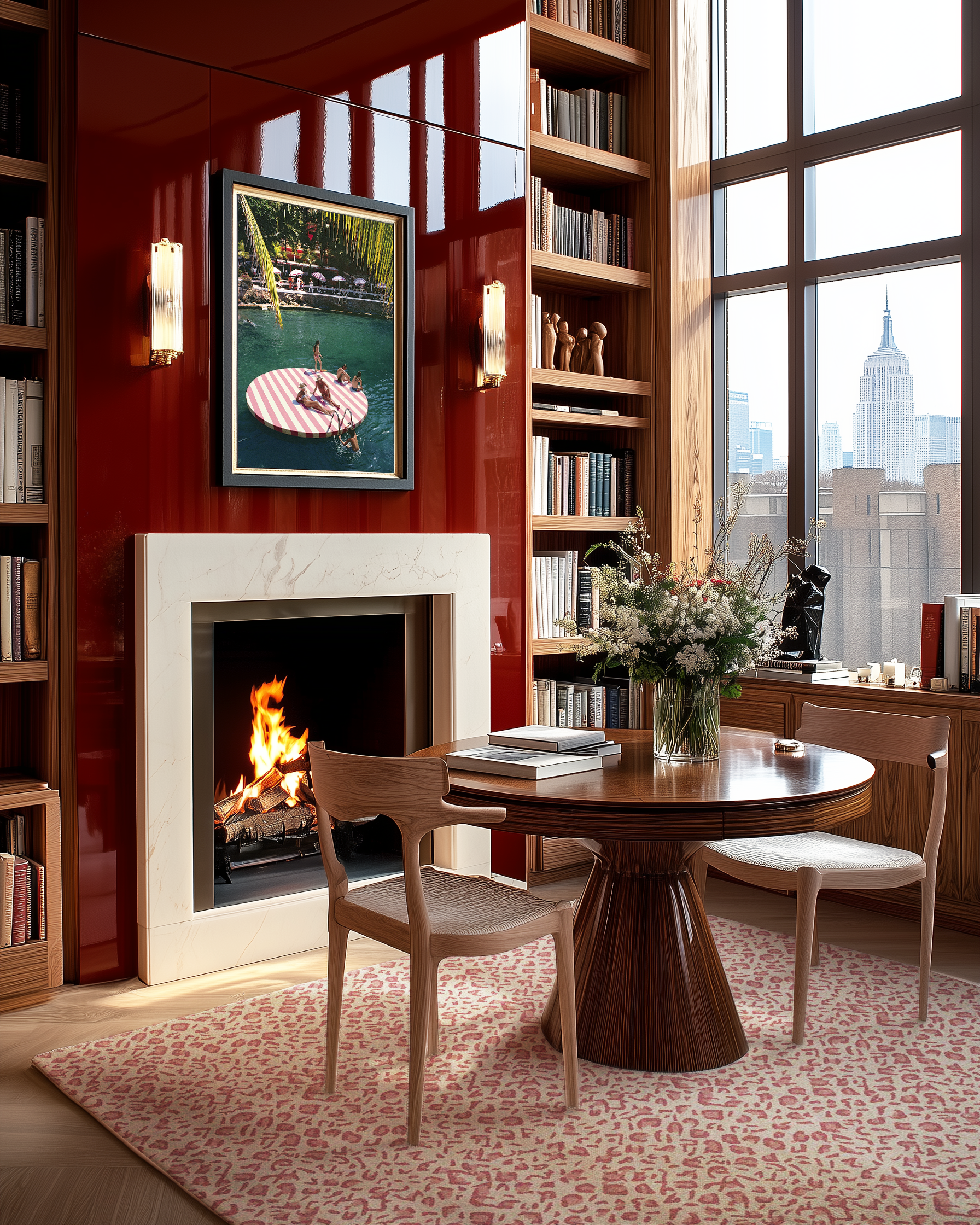 Panthera Spotted Leopard Hand-Looped Area Rug by Kevin Francis Design | Luxury Area Rugs & Home Decor