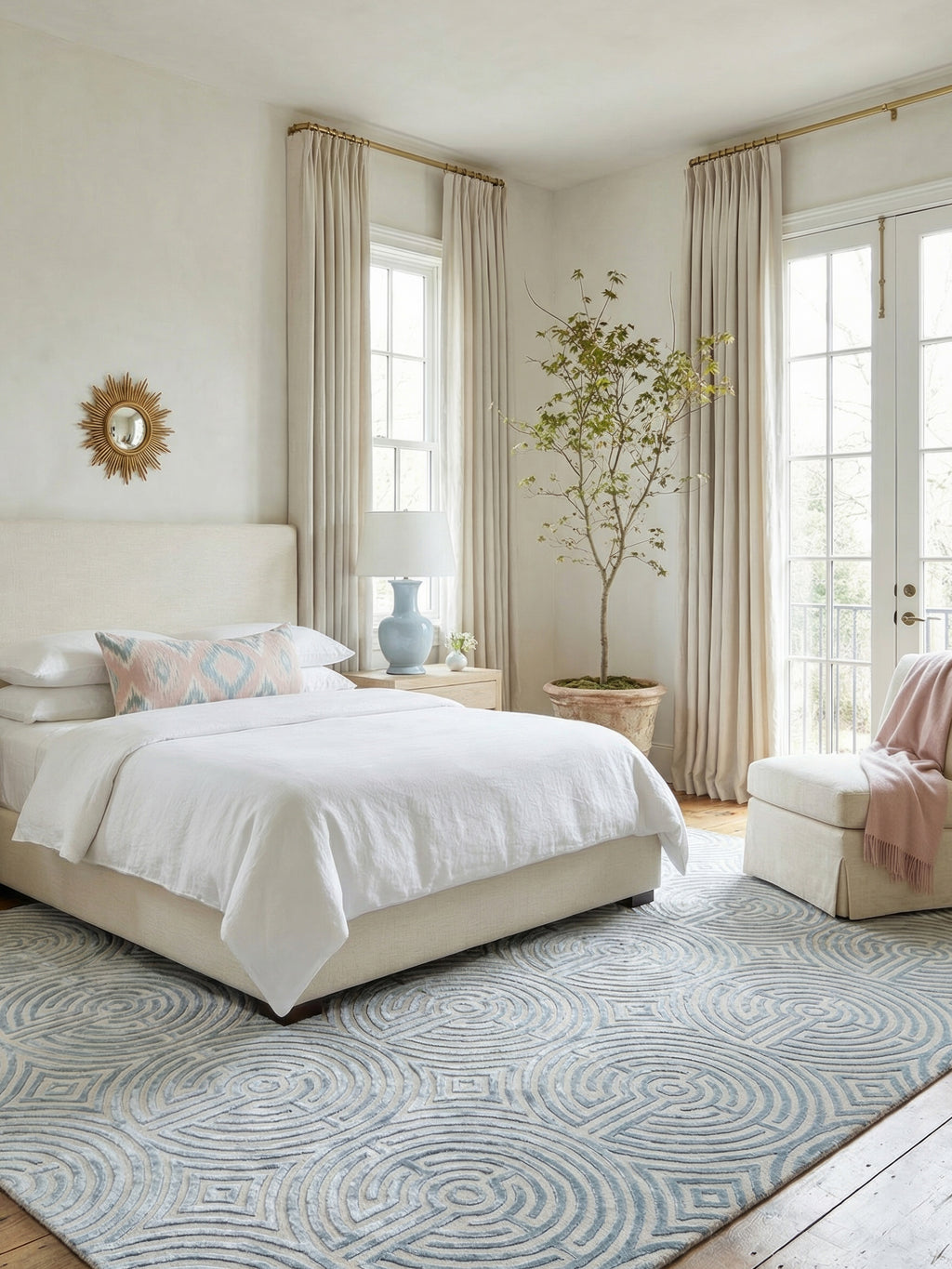 Lucca Hand-Tufted Maze Rug