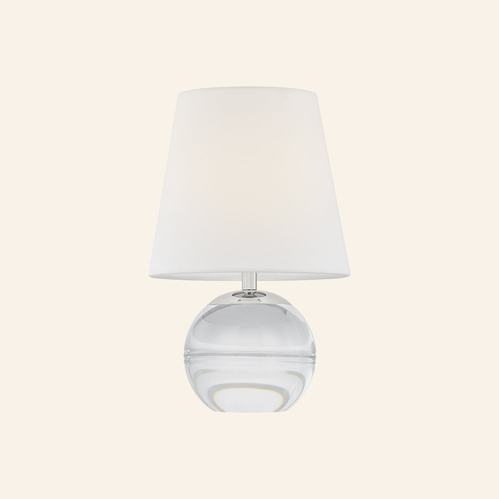 13" Nicole Rechargeable Glass Mini Lamp |  by Kevin Francis Design