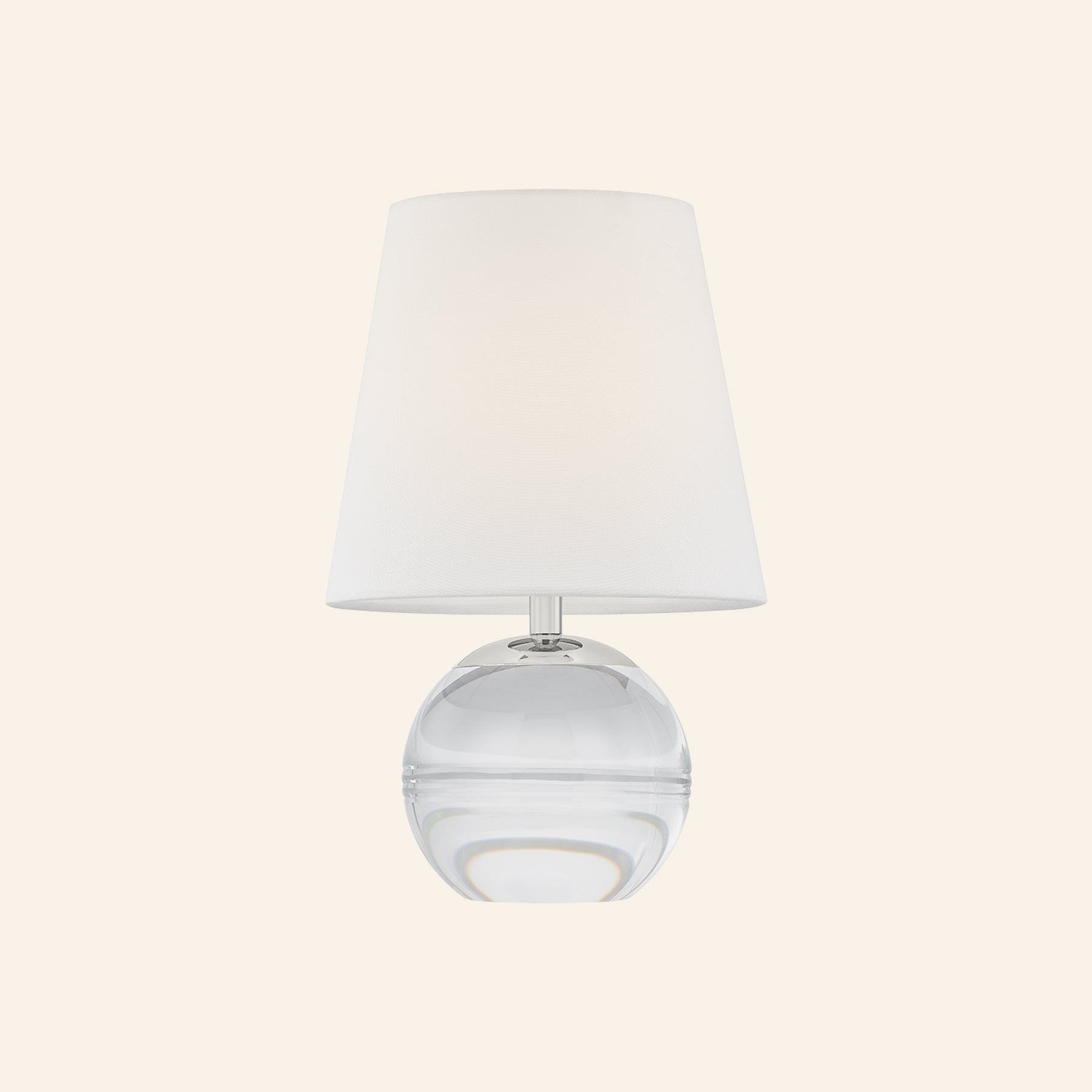 13" Nicole Rechargeable Glass Mini Lamp |  by Kevin Francis Design
